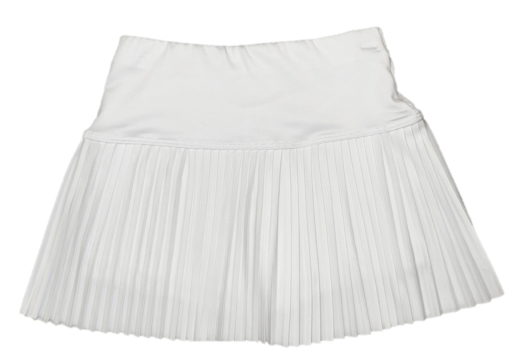 Activewear Pleated Skort | 7-16 | White