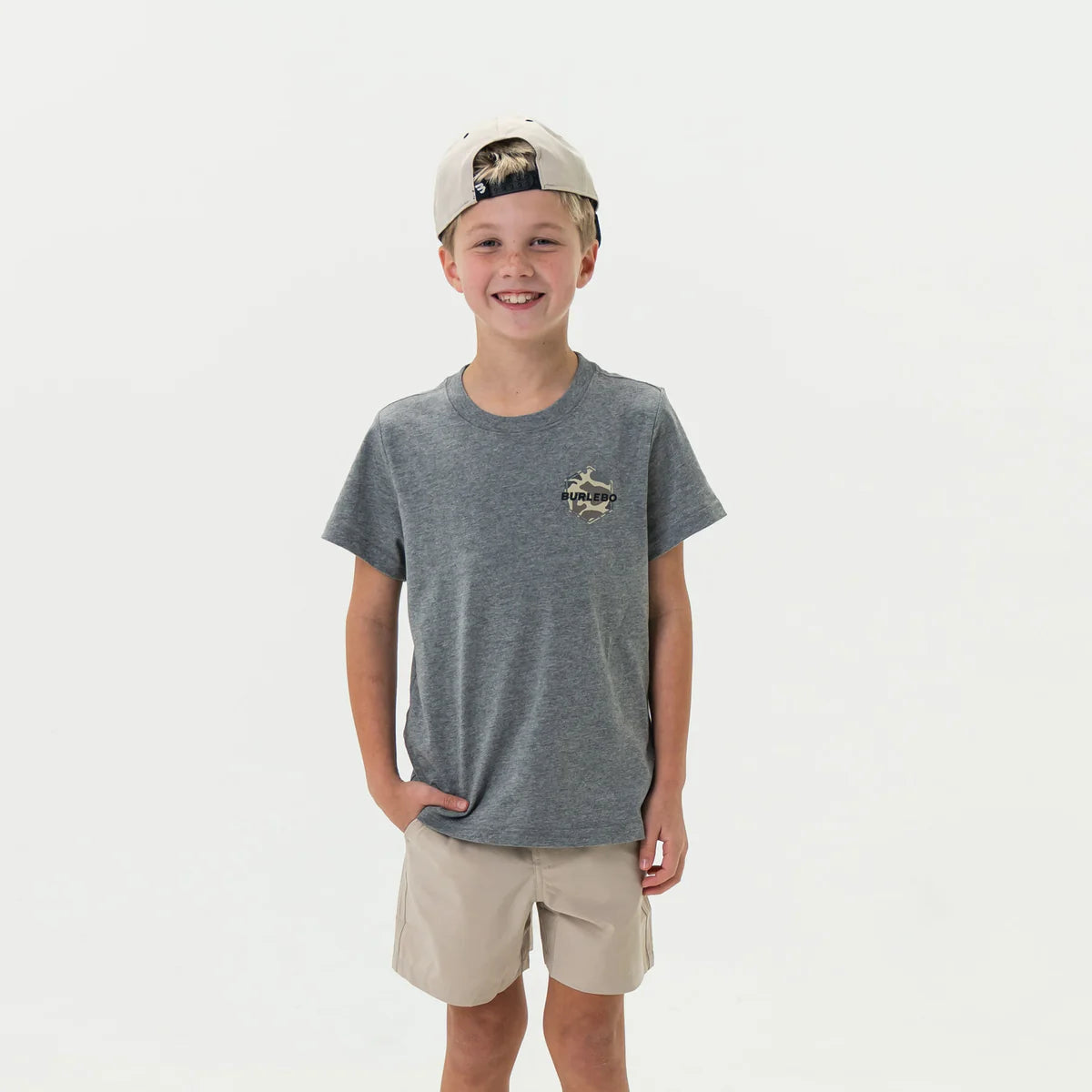 Youth Tee | Rad Dude | Dark Heather Grey