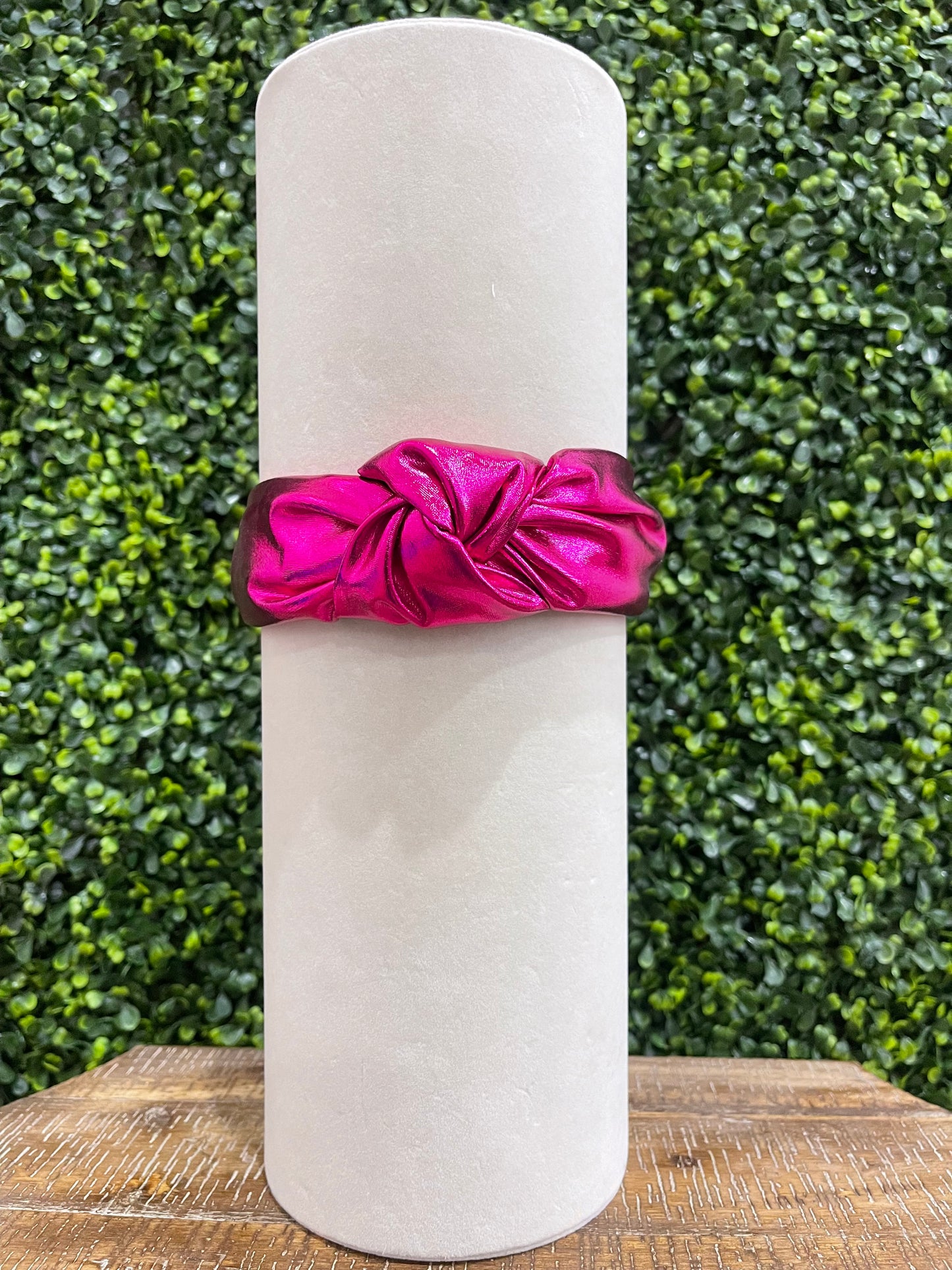 Metallic Pink Headband