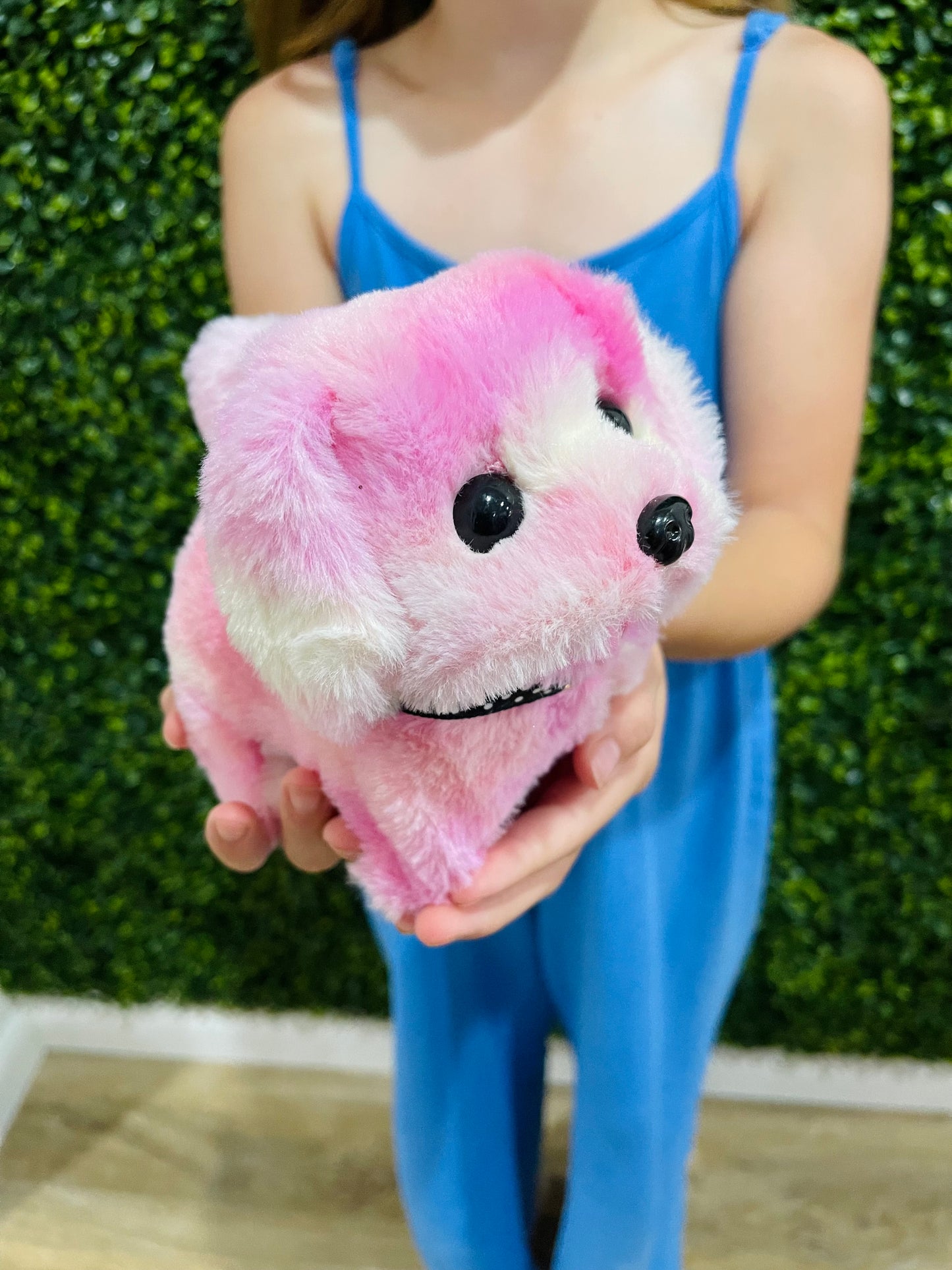 Walking Plush Toy | Cotton Candy Pink