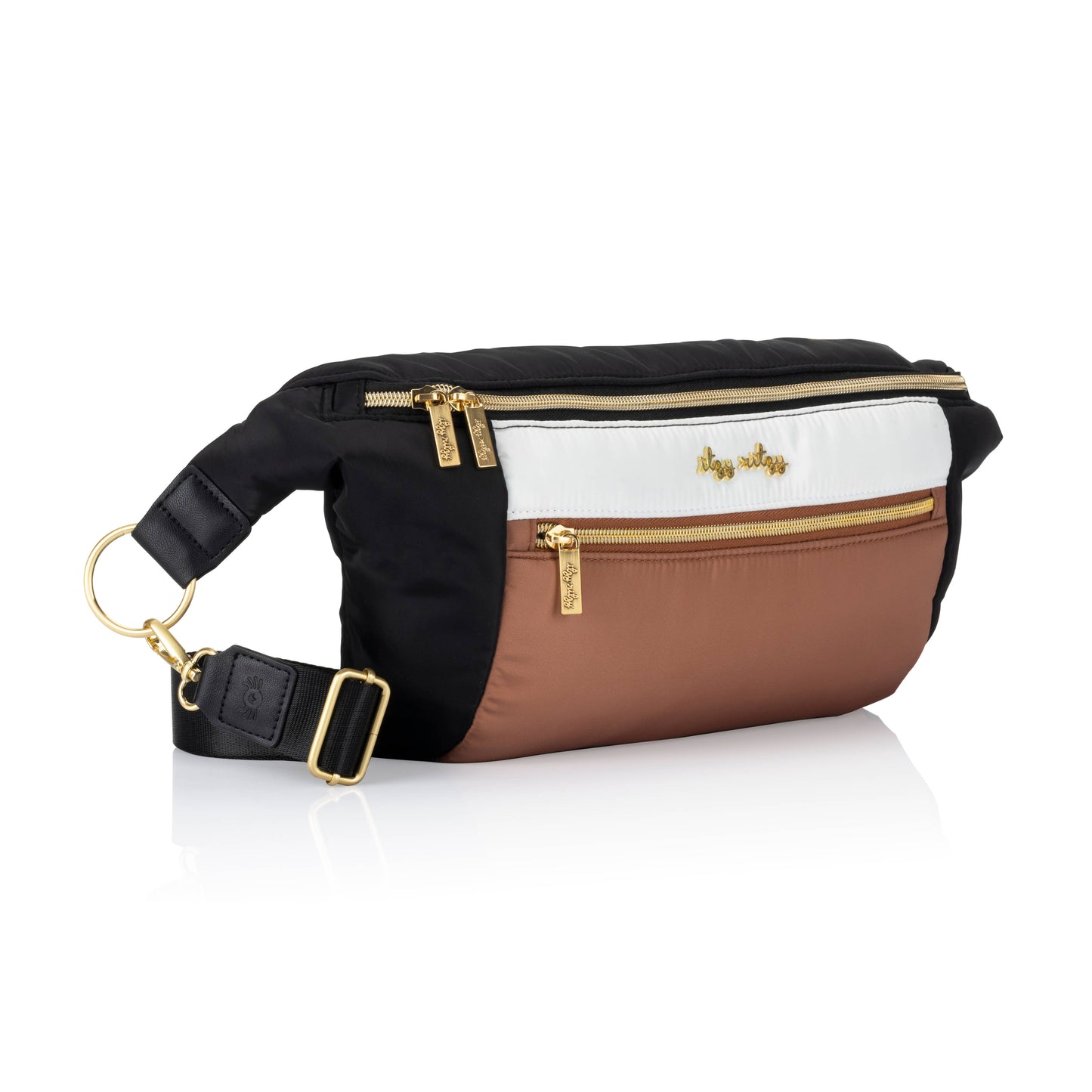 Ritzy Pack Fanny Pack & Crossbody Diaper Bag: Black