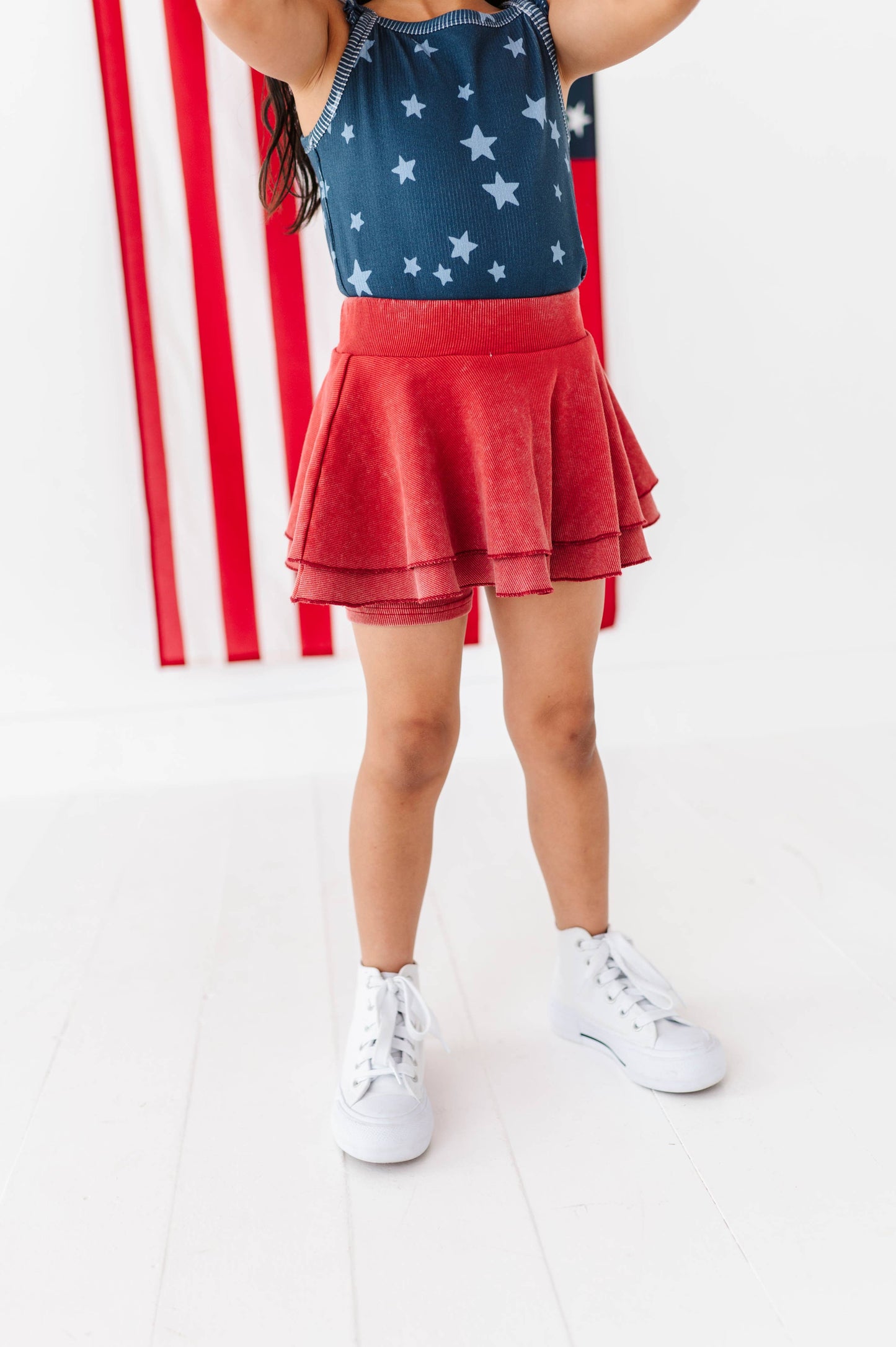 Spangled Star Ribbed Tank | JUNE 10