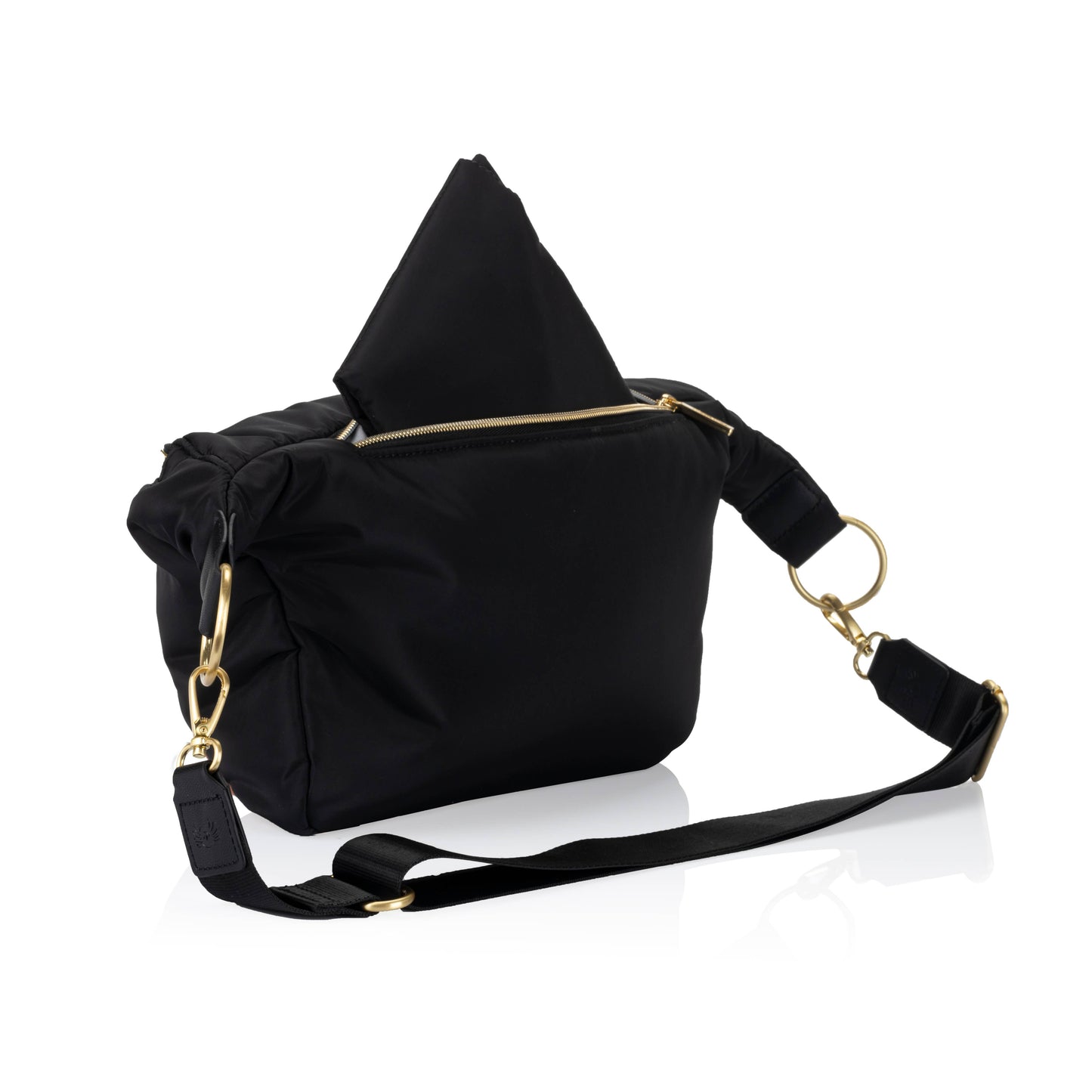 Ritzy Pack Fanny Pack & Crossbody Diaper Bag: Black