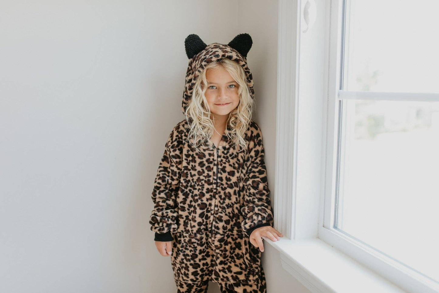 Fuzzy Fur Leopard Onesie