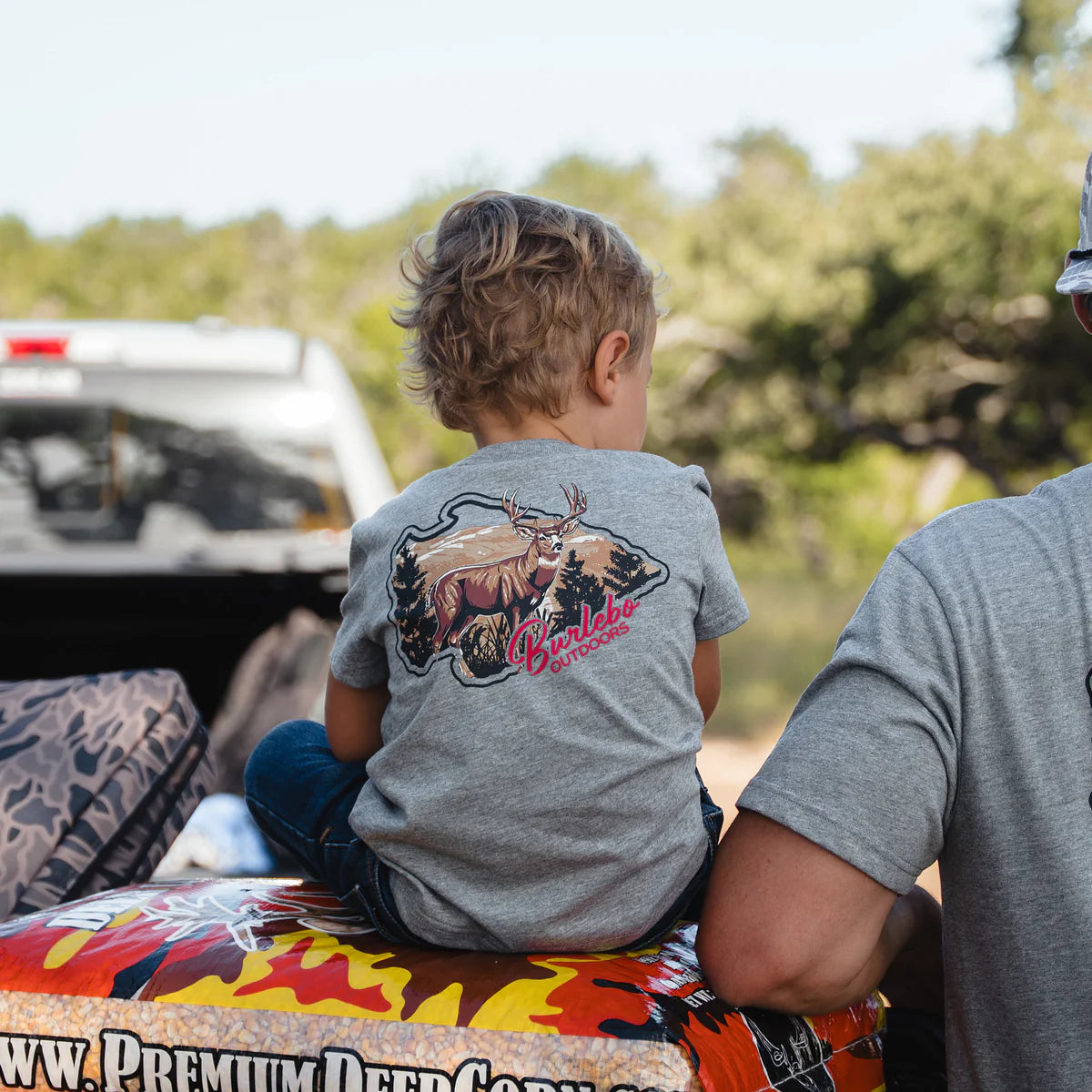 Youth Tee | Hill Country Buck | Dark Heather Grey