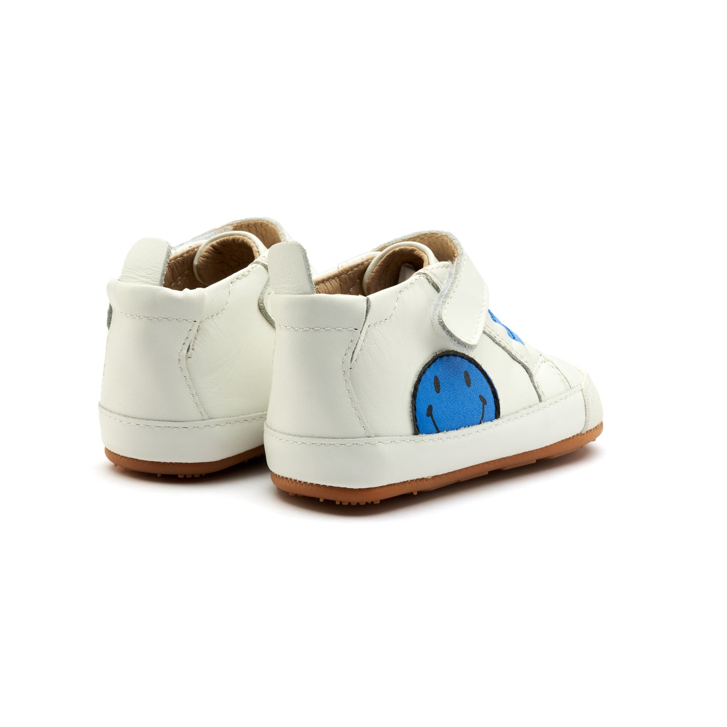 Old Soles Spring Smiley | Neon Blue