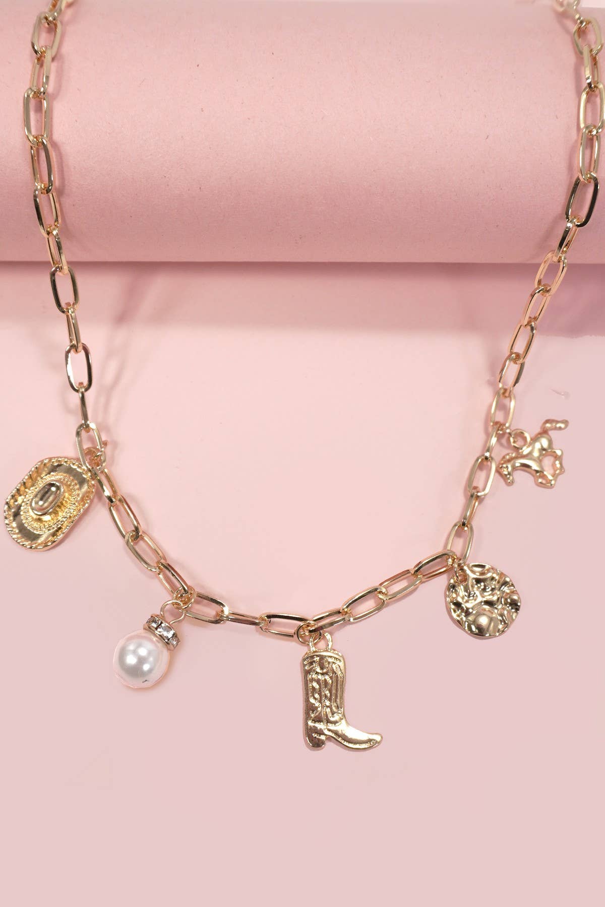 Western Things Gold Charm Necklace