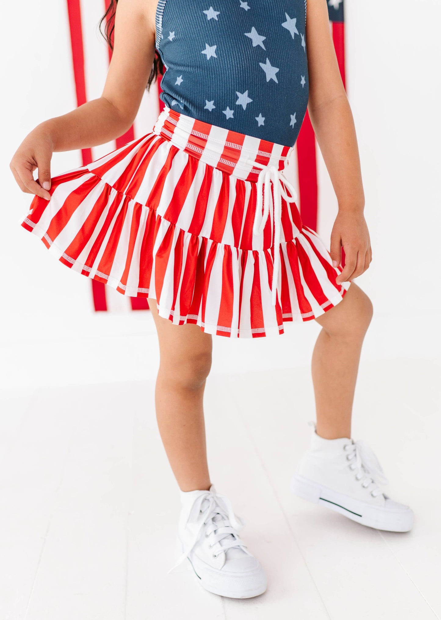 Red Stripe Skort | JUNE 10