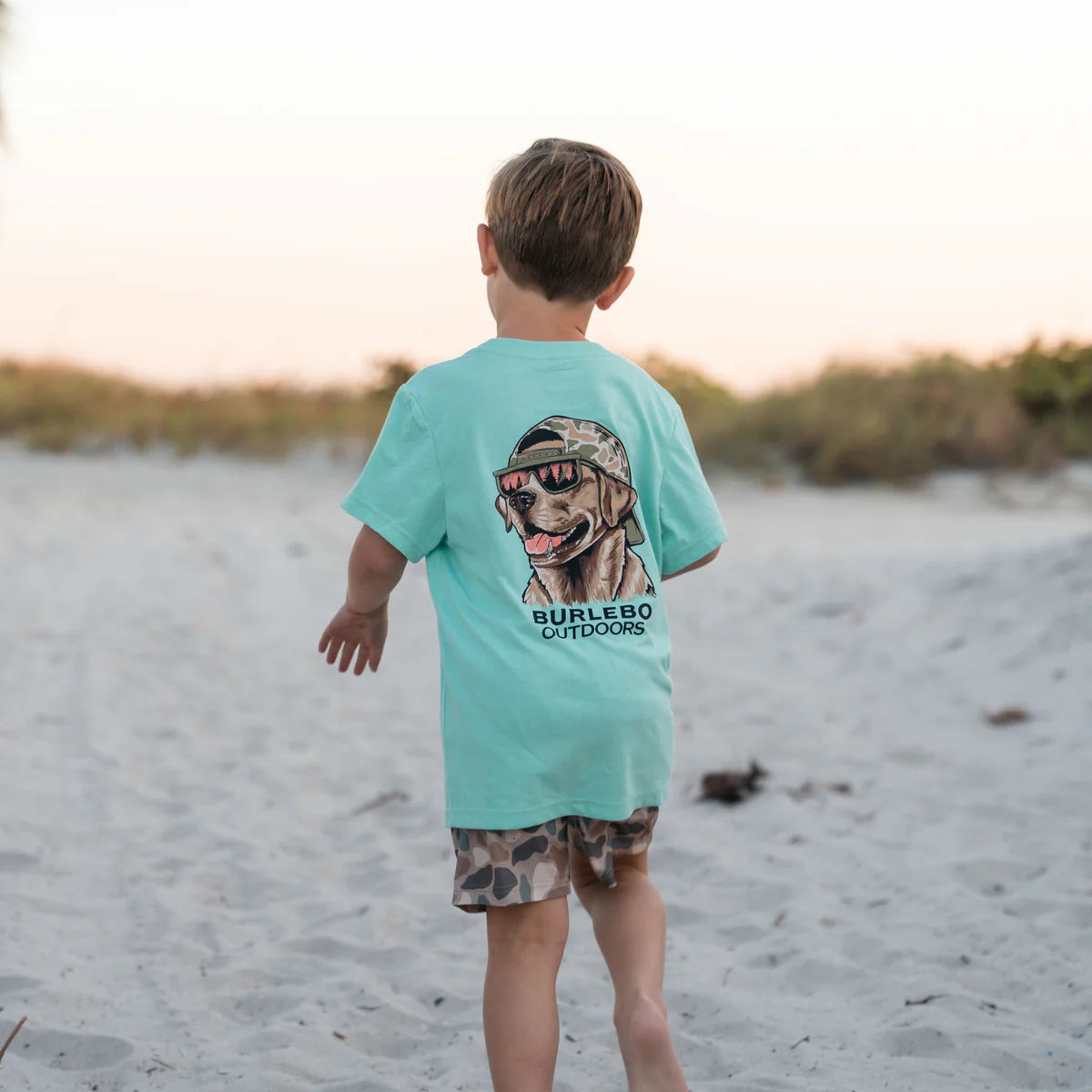 Youth Tee | Mallard Camo Dog | Island Reef