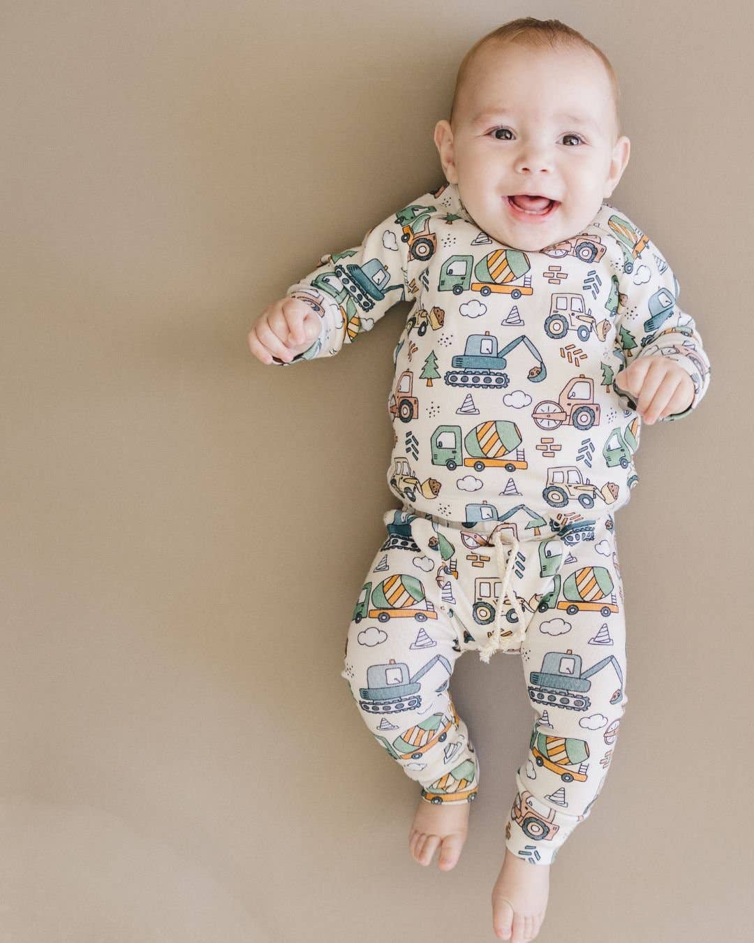 Lounge Set | Construction Trucks: Newborn