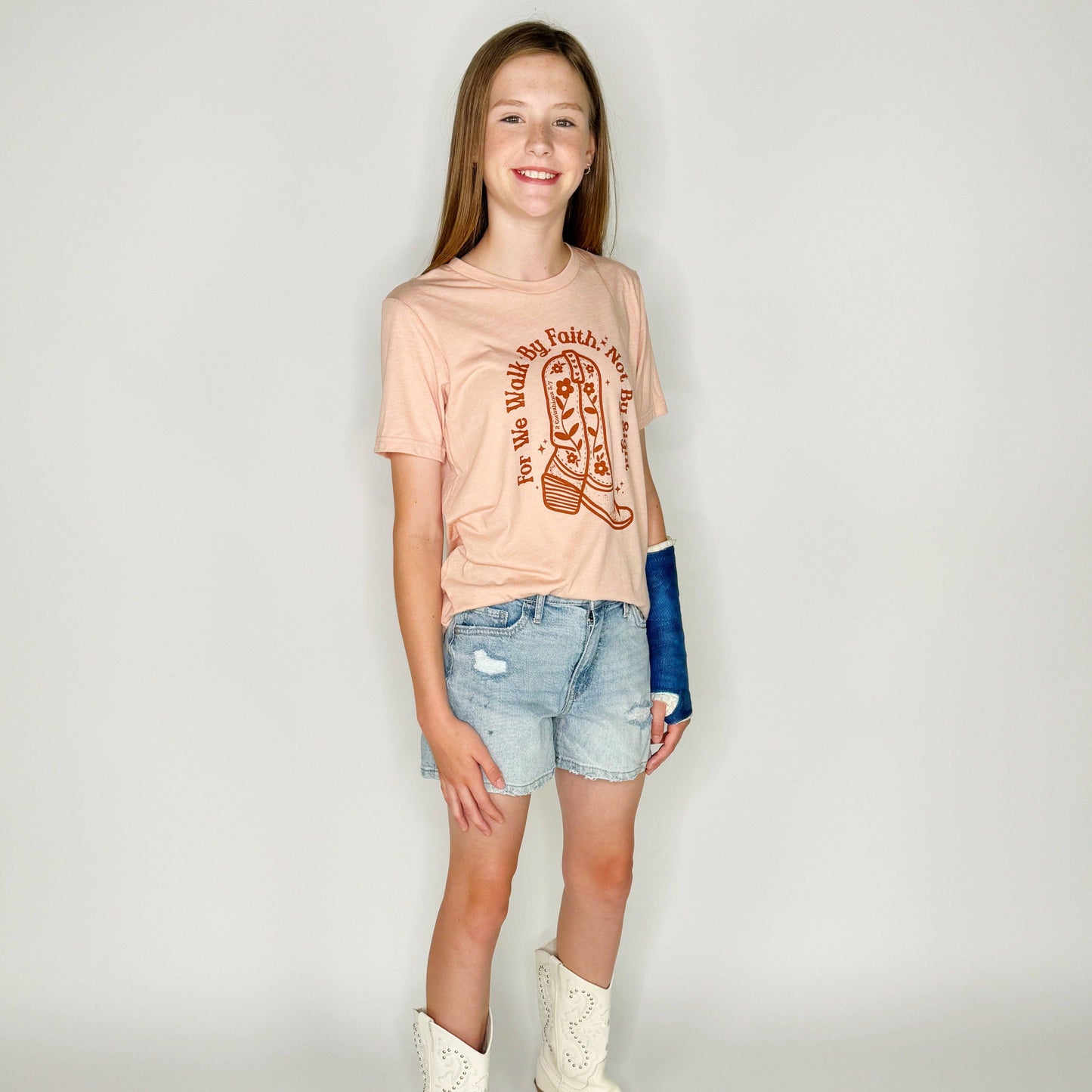 Walk By Faith Boots Toddler & Youth Tee