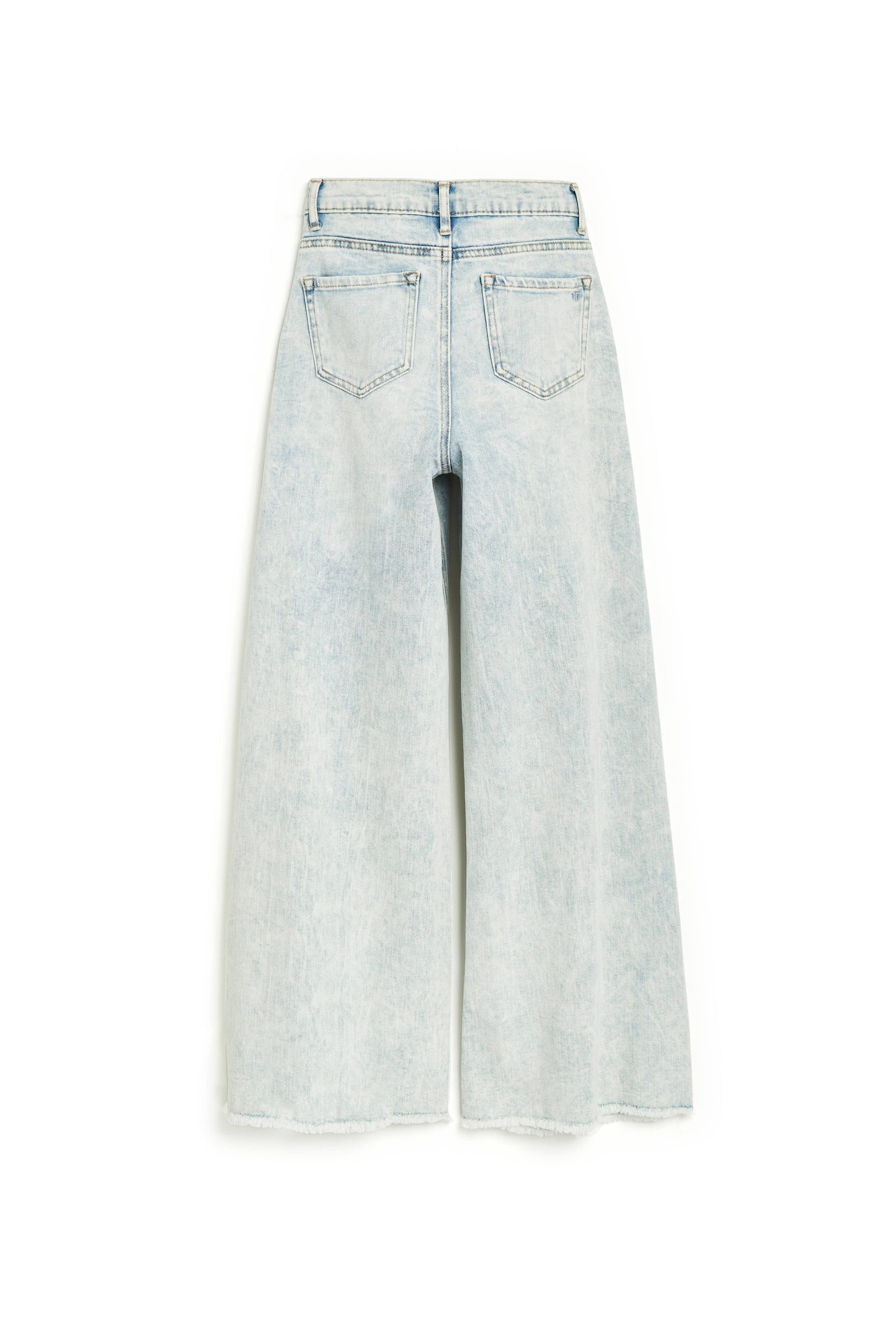 Acid Washed Wide Leg Jeans