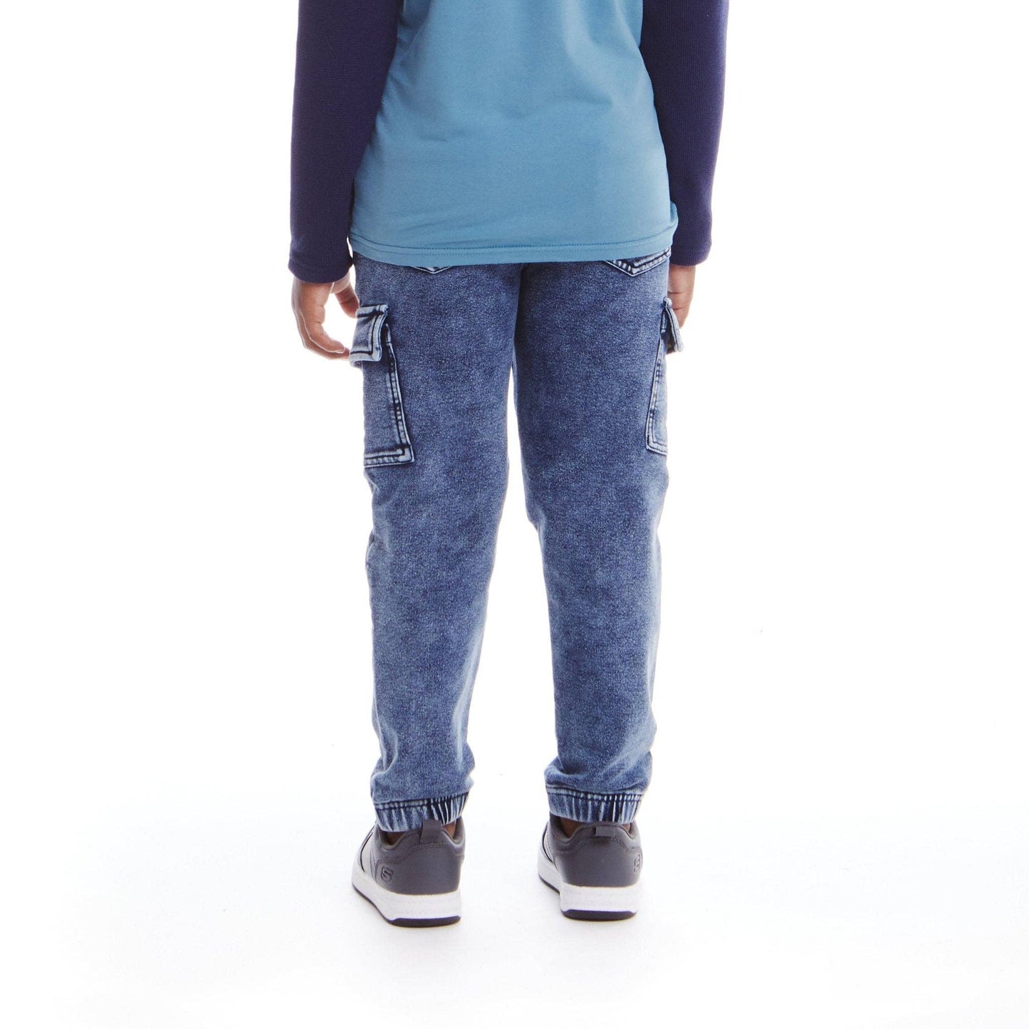 French Terry Jogger - Blue Denim