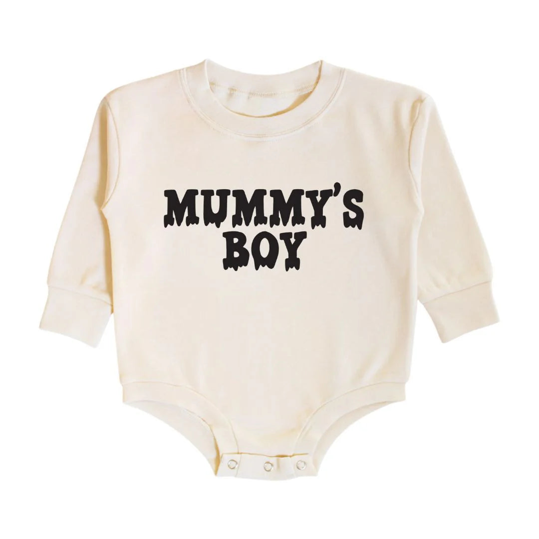 Mummy’s Boy Halloween Romper