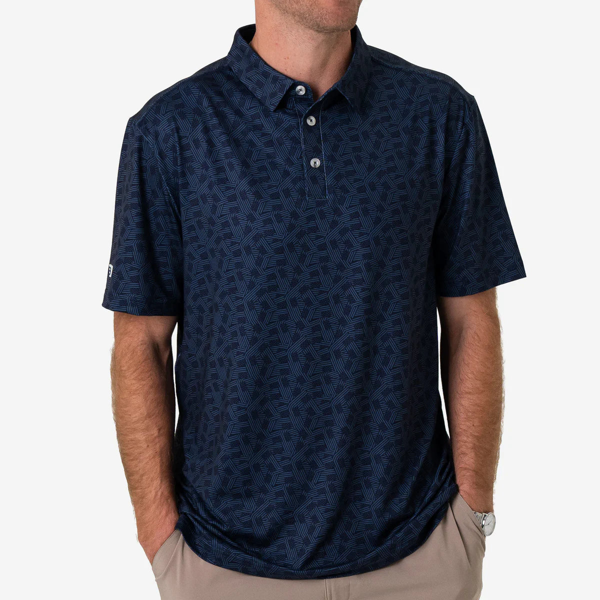 Men’s Performance Polo Stars & Stripes | Navy