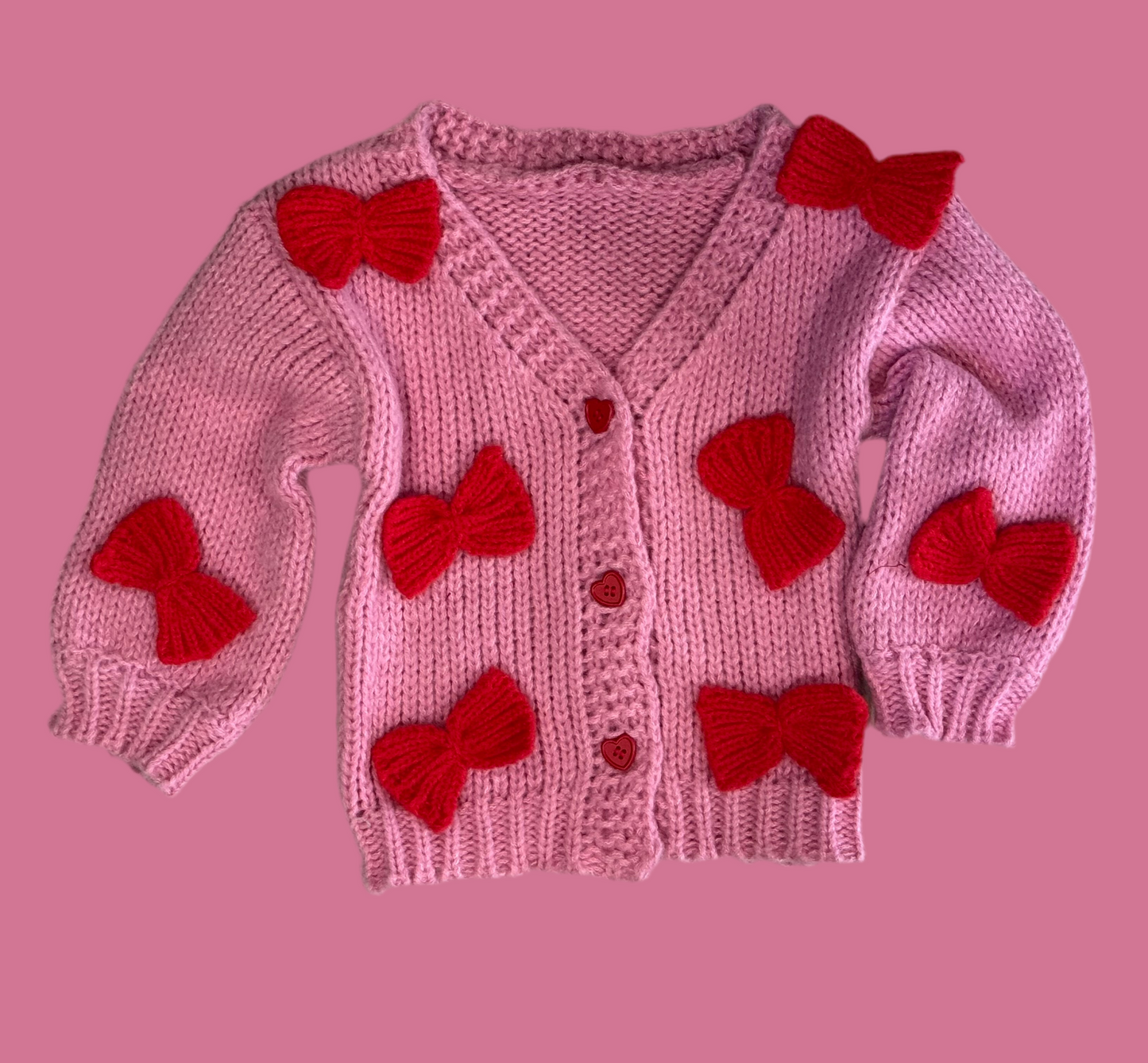 Knit Bow Cardigan