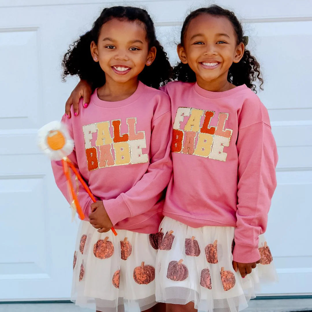 Fall Babe Patch Sweatshirt