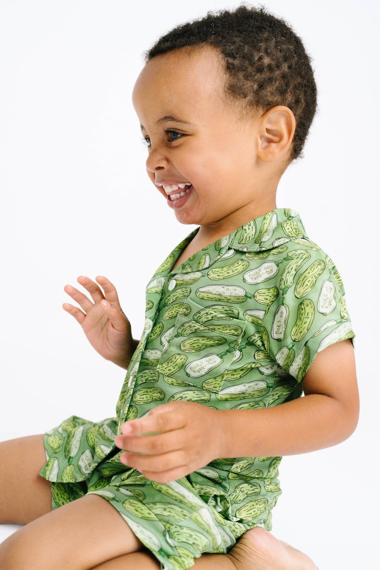 Pickle Bamboo Short Button Up Set