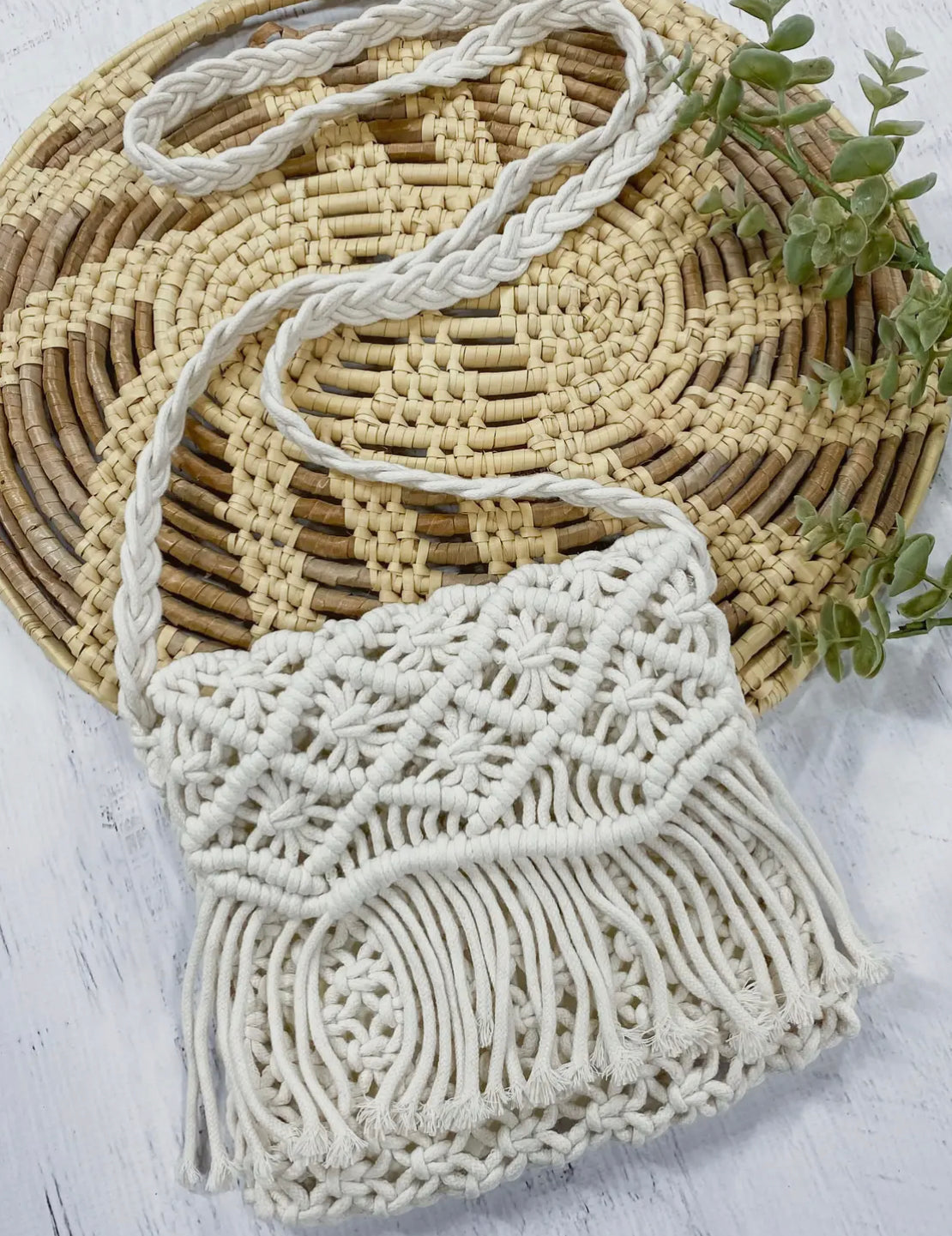 Macrame Boho Fringe Purse - 2 Colors