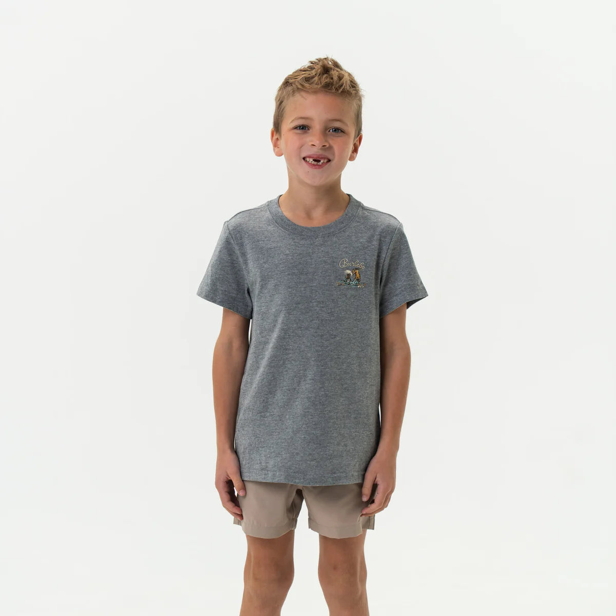Toddler Tee | Cowboy Up | Dark Heather Grey