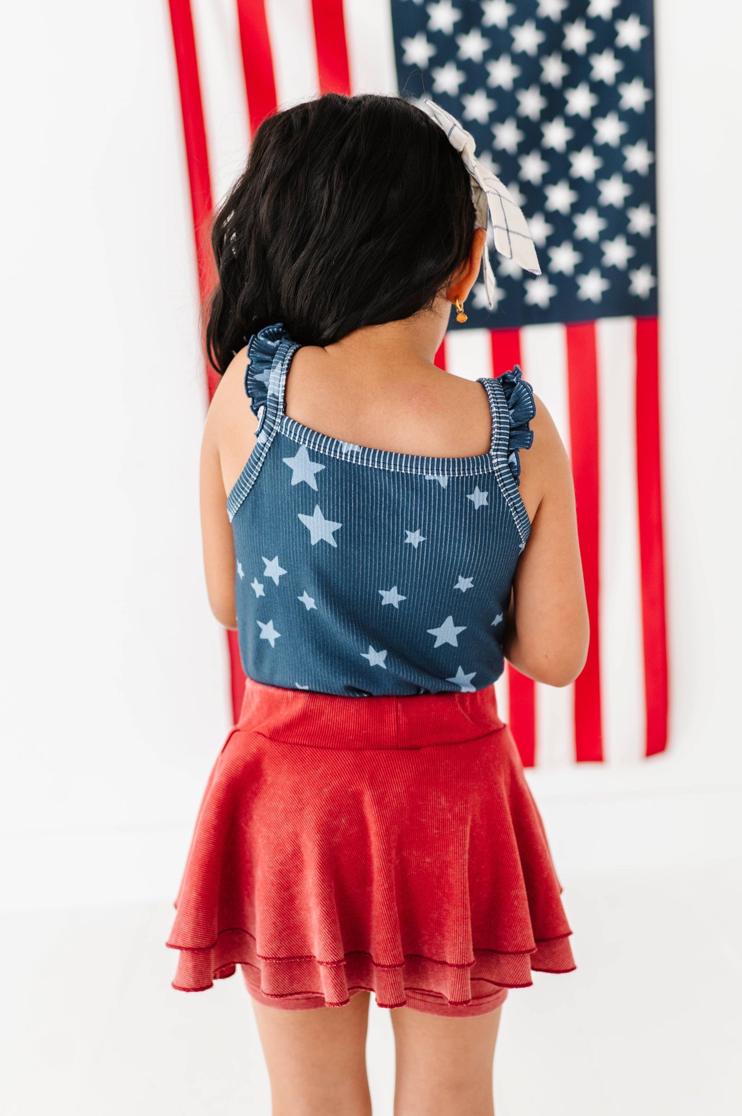 Spangled Star Ribbed Tank | JUNE 10