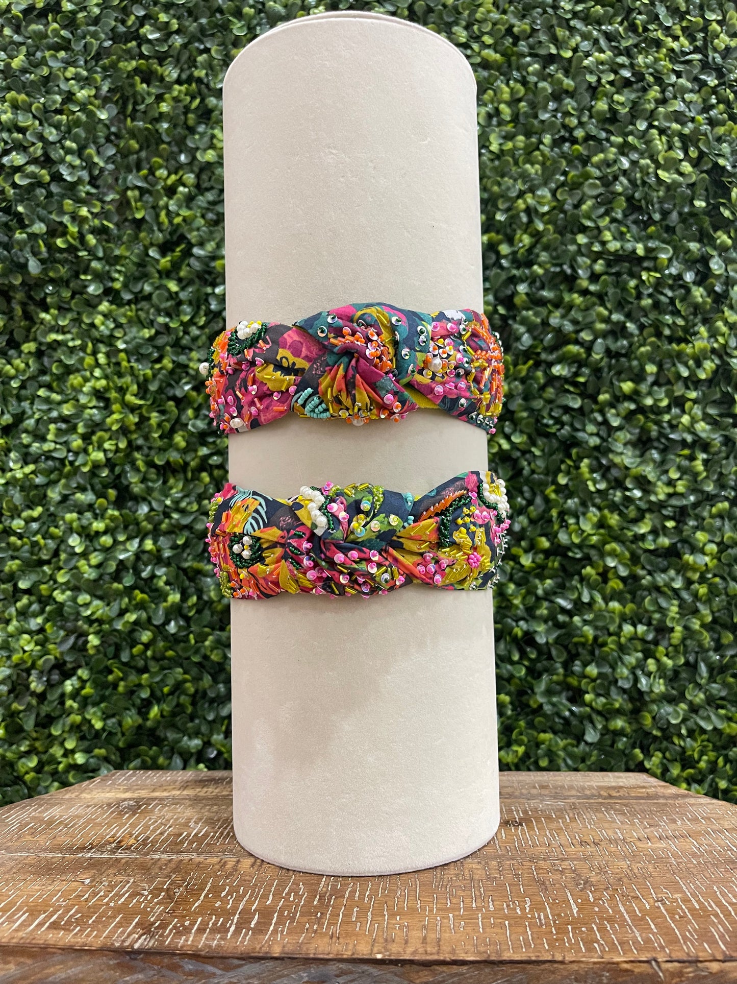 Floral Embellished Headband | Tropical Bloom