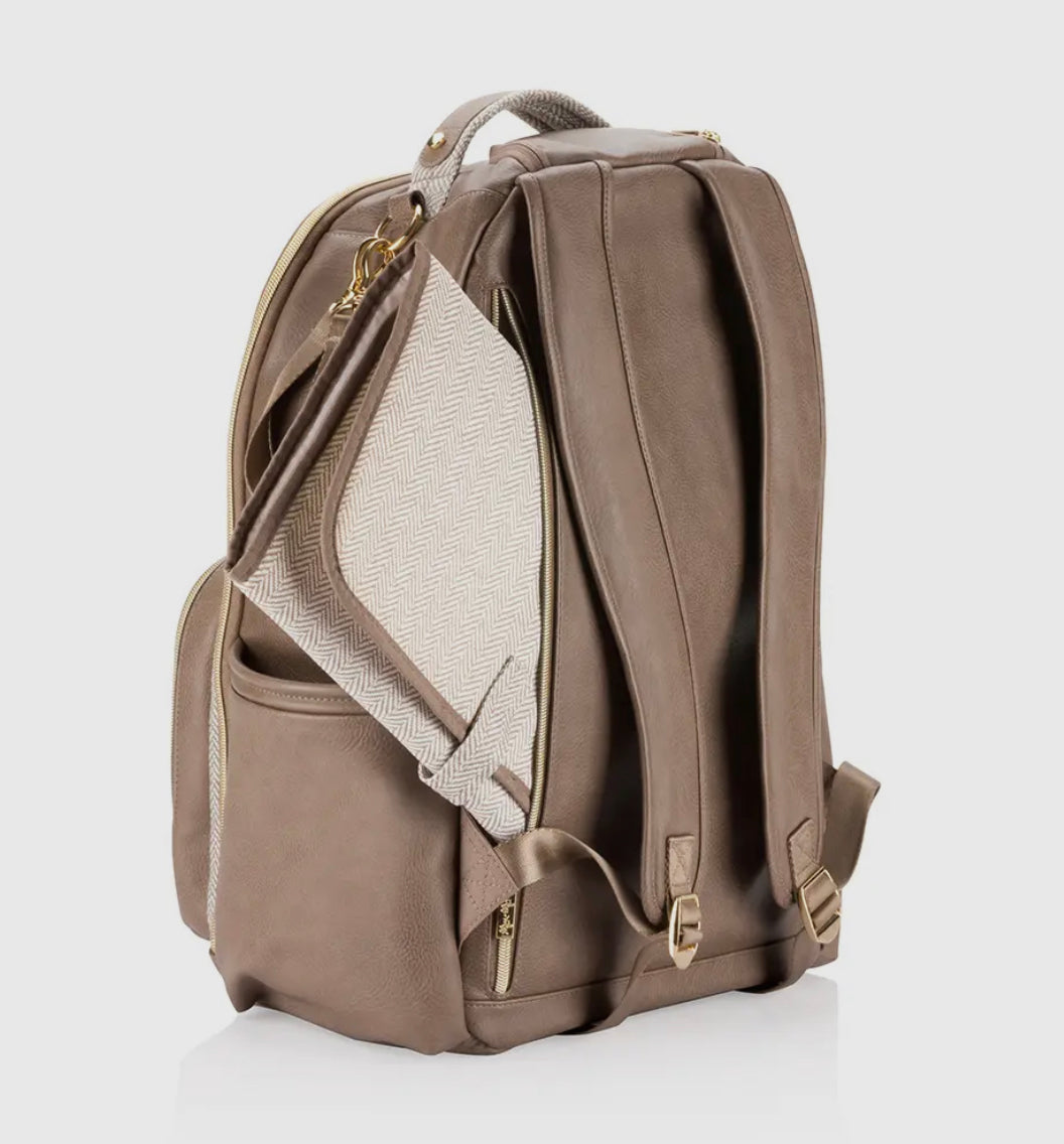 Vanilla Latte Boss Plus Diaper Backpack