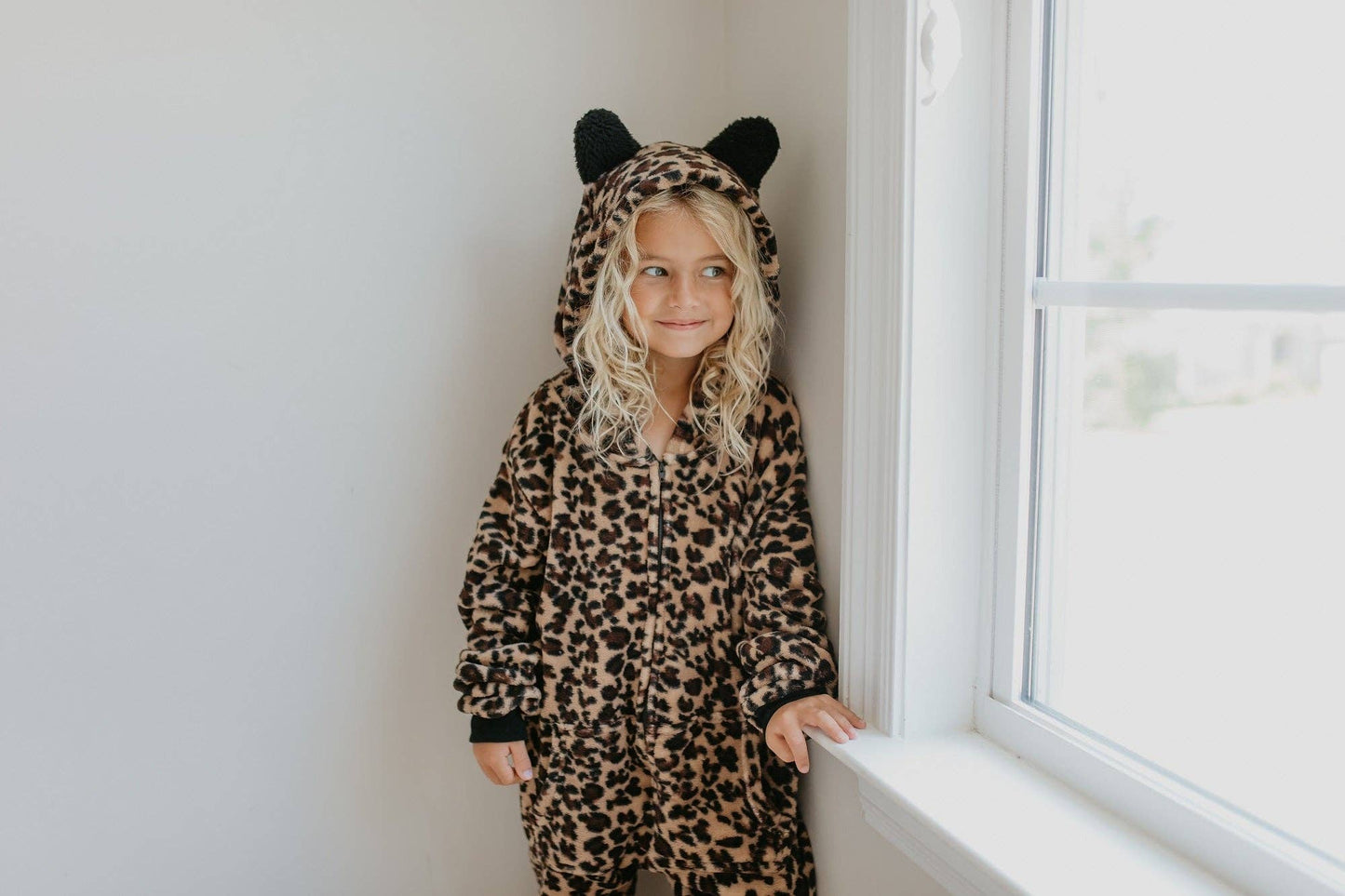 Fuzzy Fur Leopard Onesie