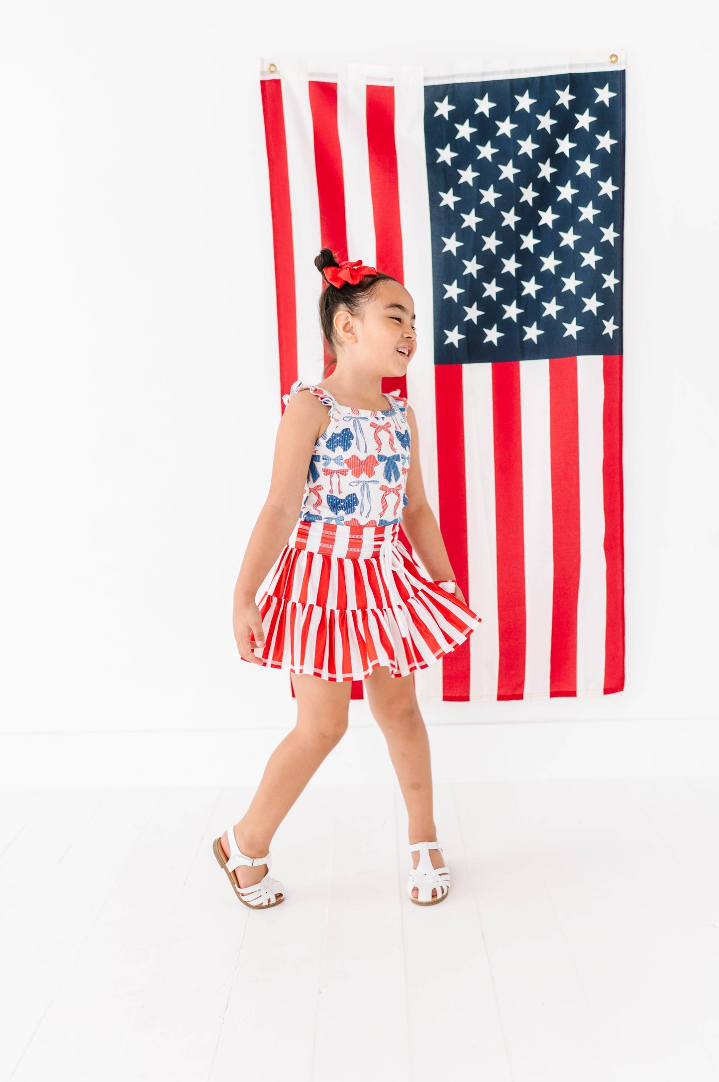 Red Stripe Skort | JUNE 10