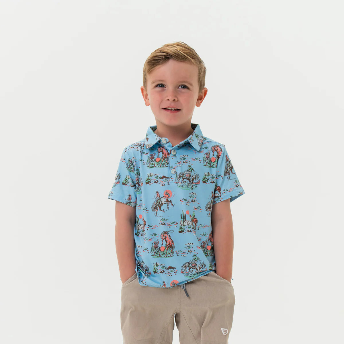 Youth Polo | Cowboy Blue