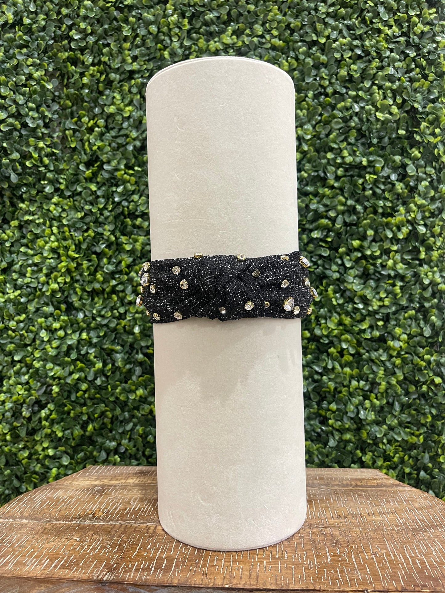 Tweed Embellished Headband