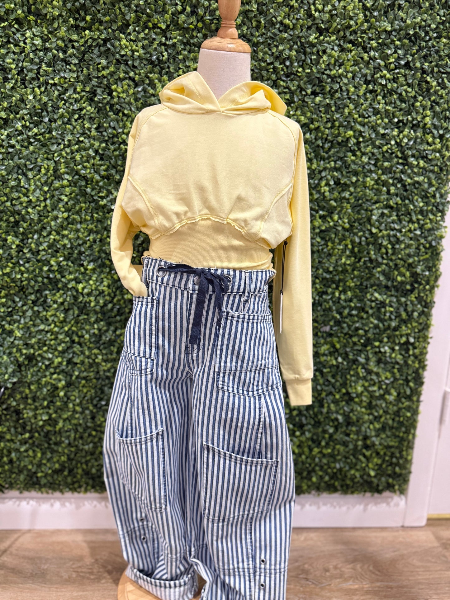 French Terry Lightweight Hoodie | Yellow