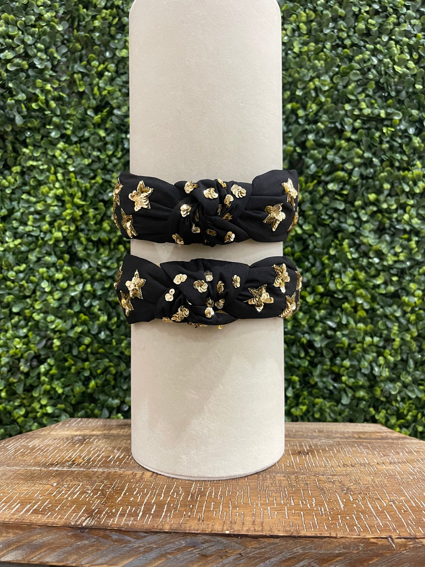 Gold Sequin Star Headband