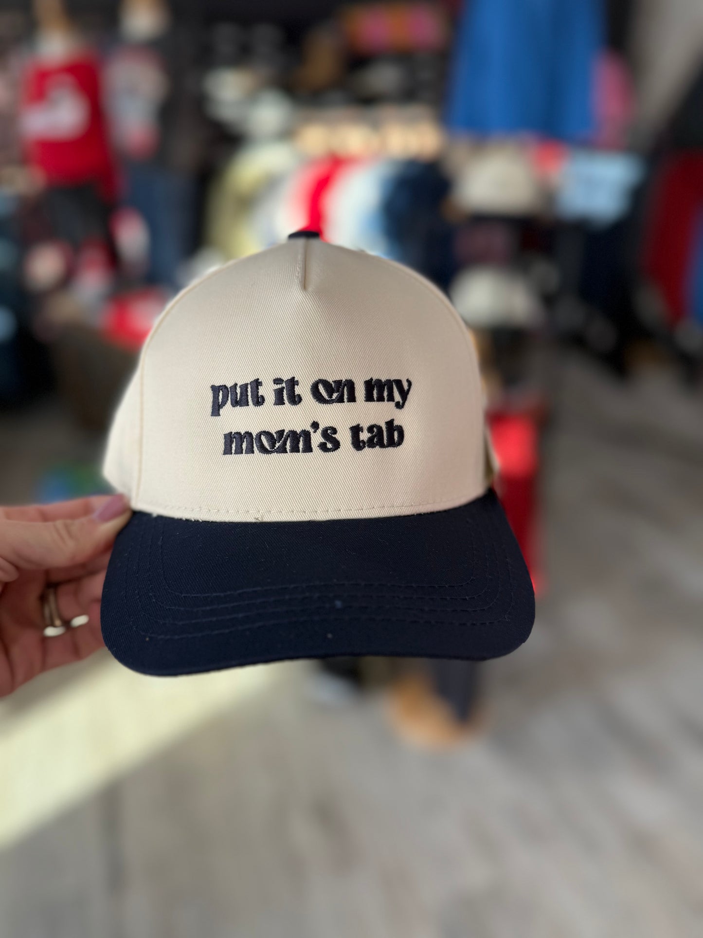 Put It On Mom’s Tab Structured Hat