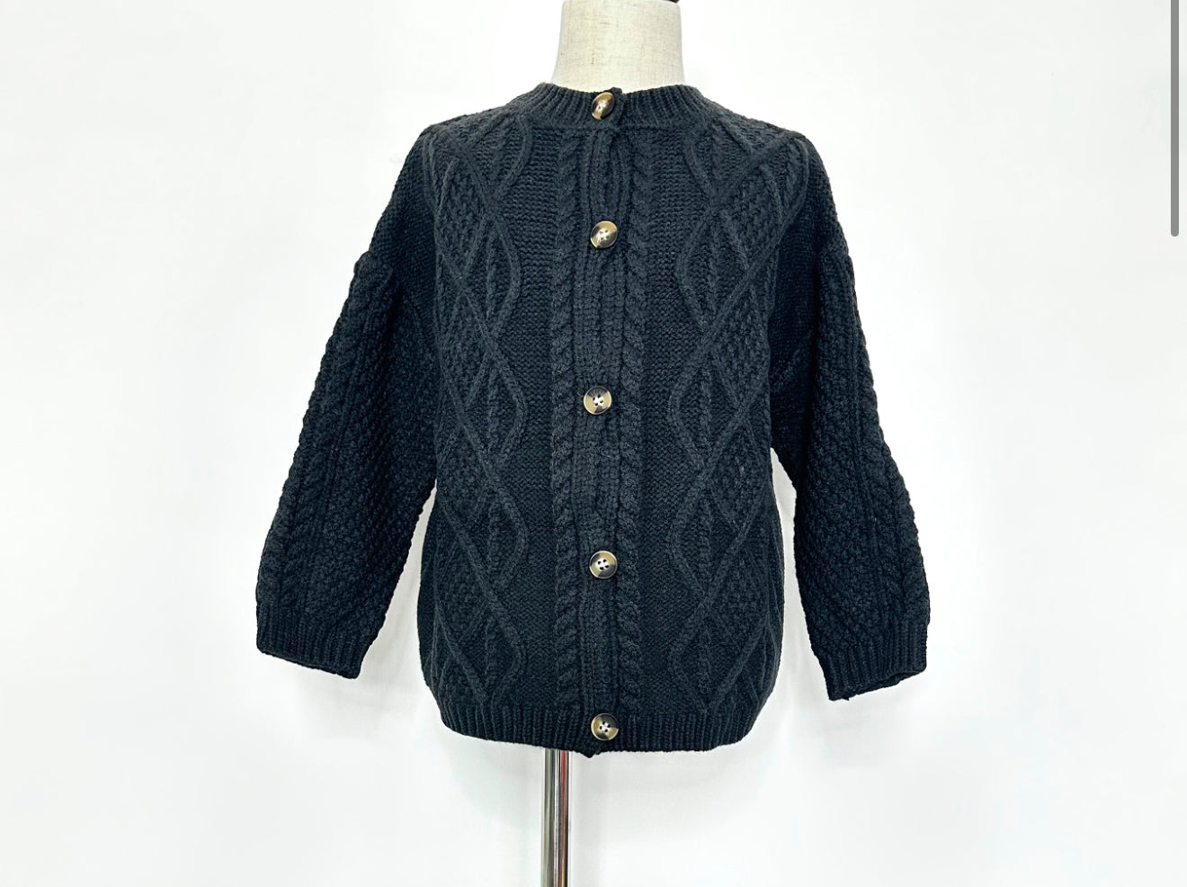 Oversized Chunky Cable Cardigan