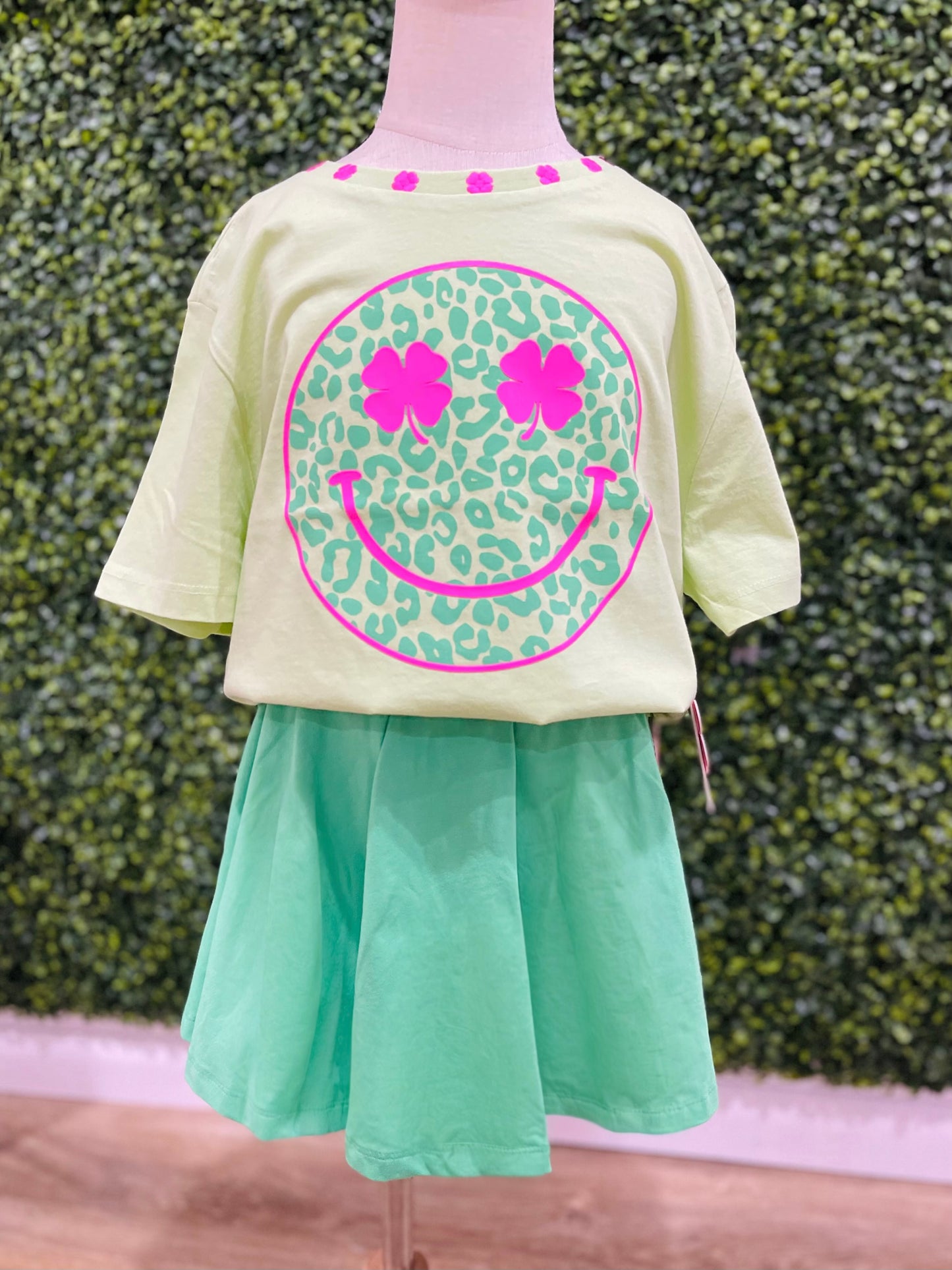 Pleated Skort | Irish Green