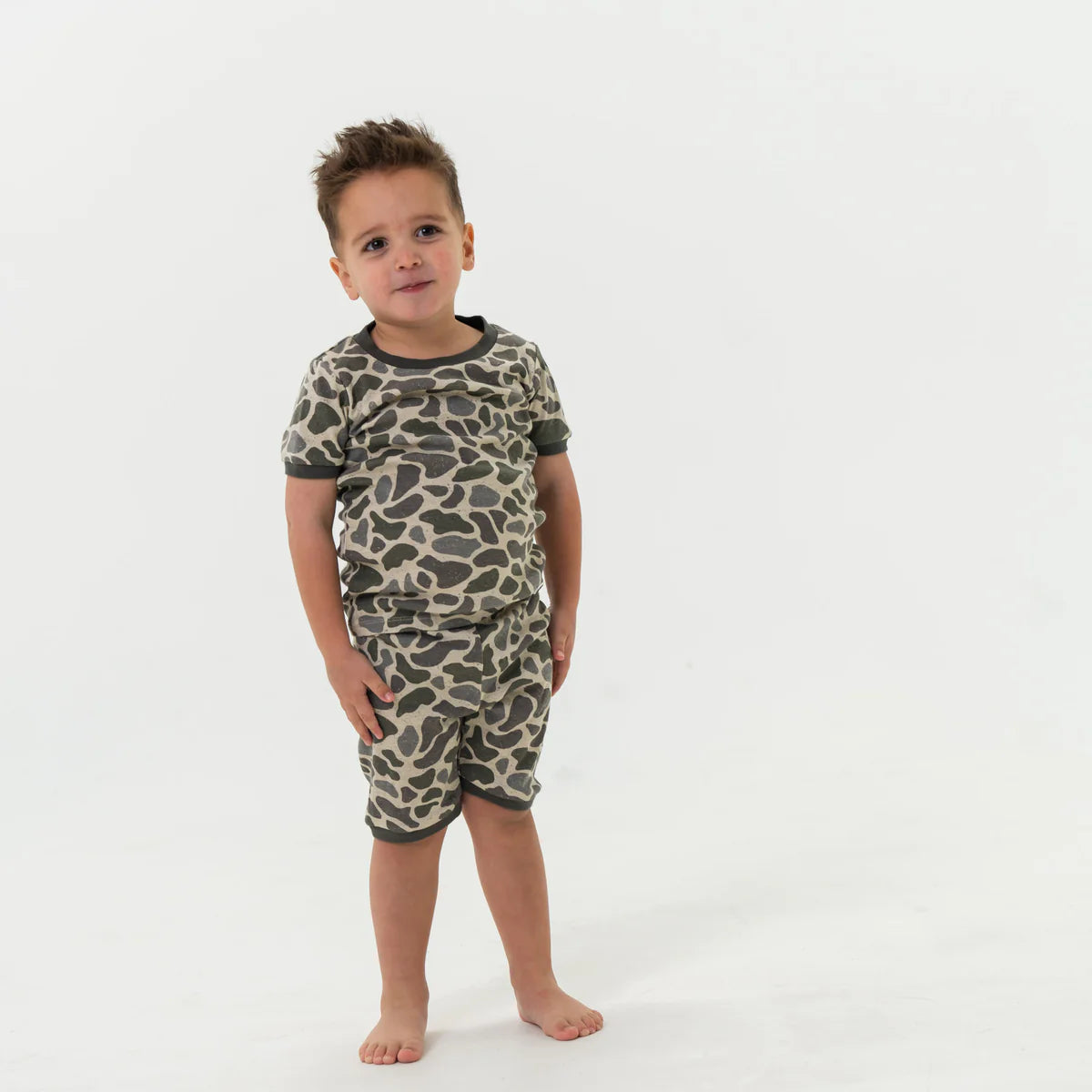 Youth Sleep Short Set | Classic Deer Camo