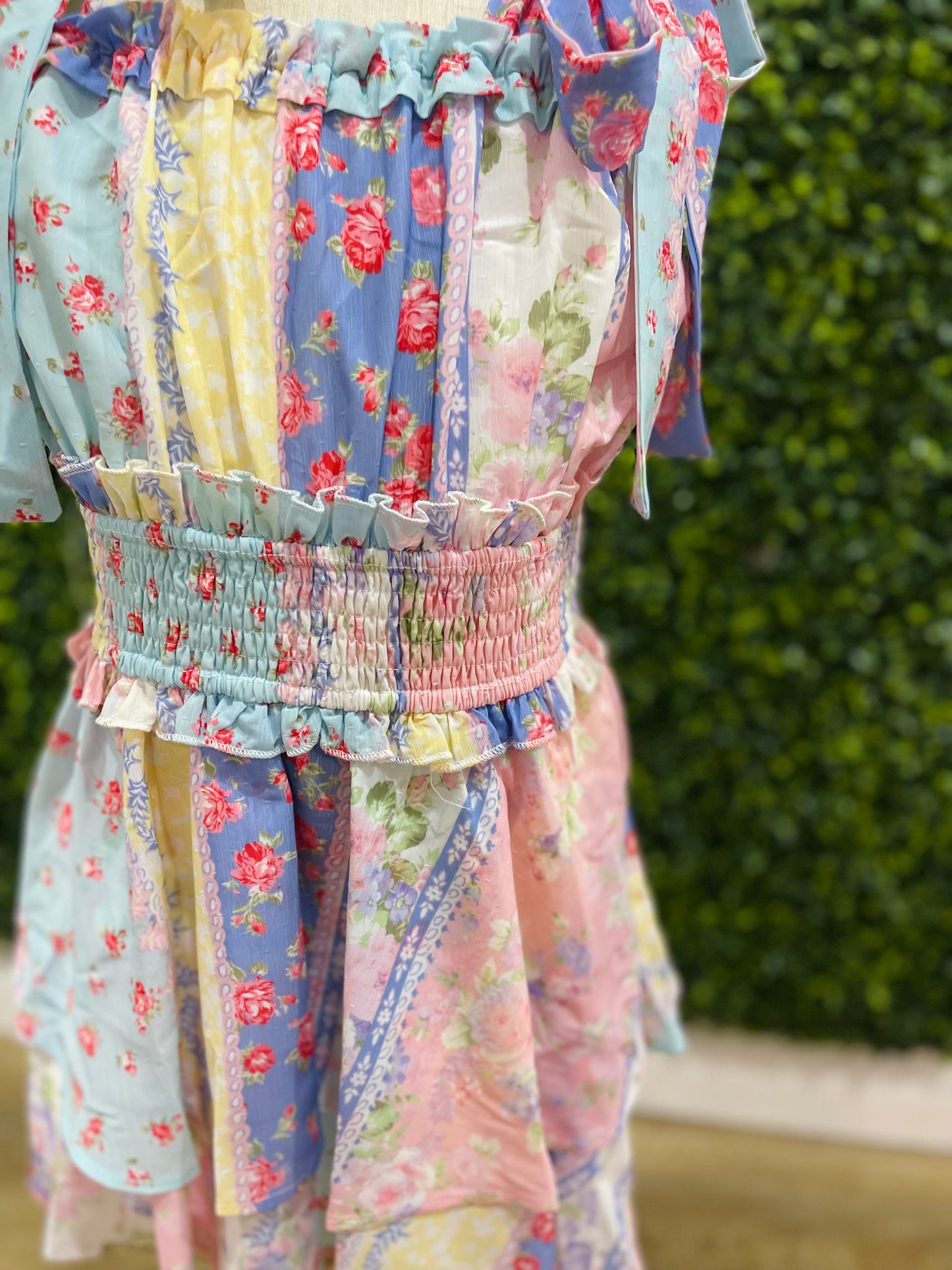 Pastel Floral Multi Color Romper