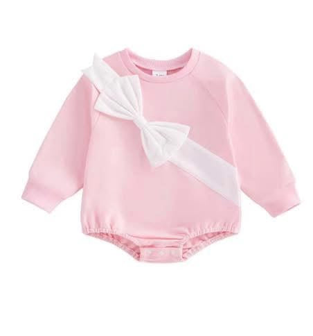 Bow Sash Bubble Romper