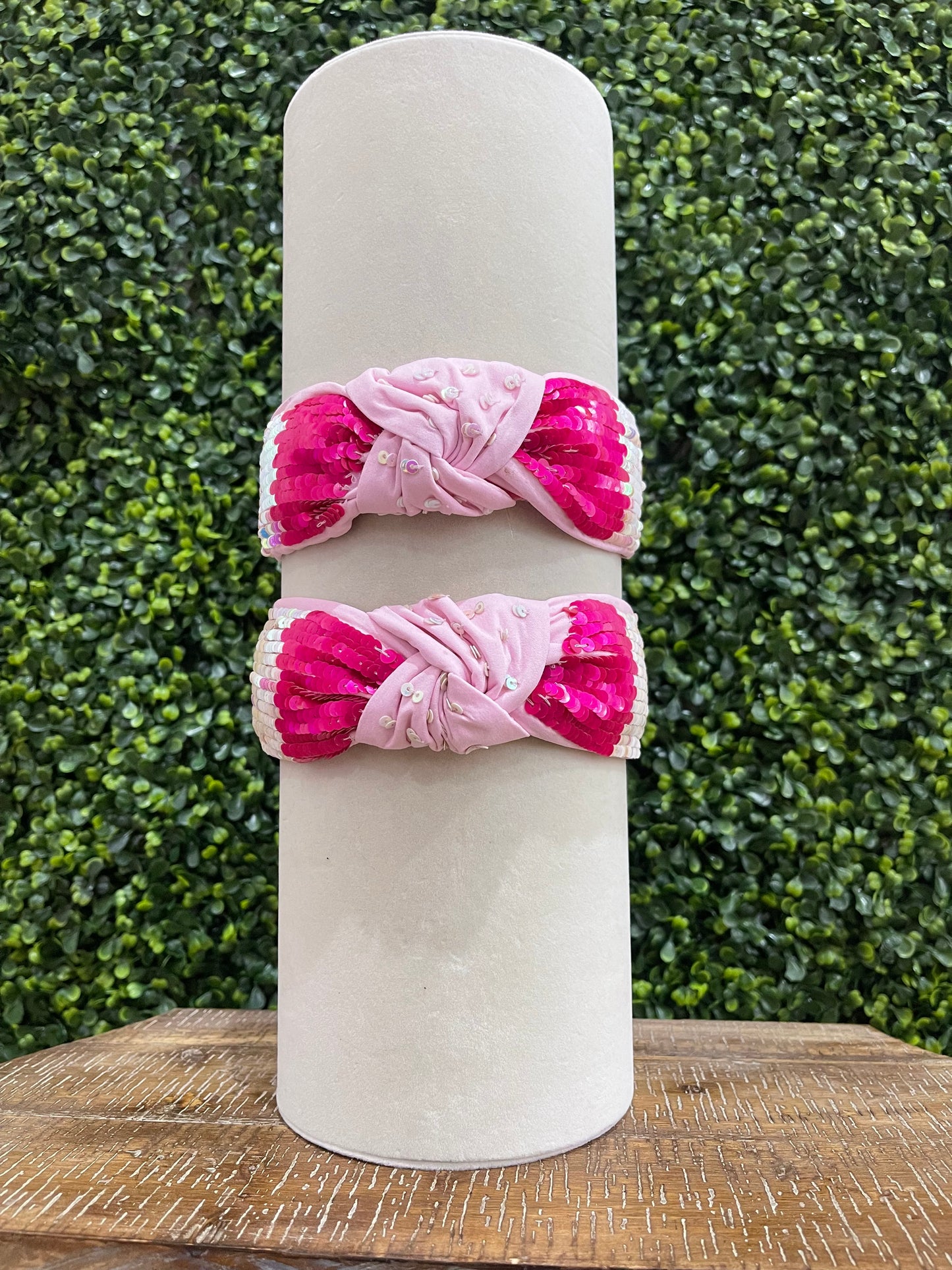 All The Pinks Sequin Headband