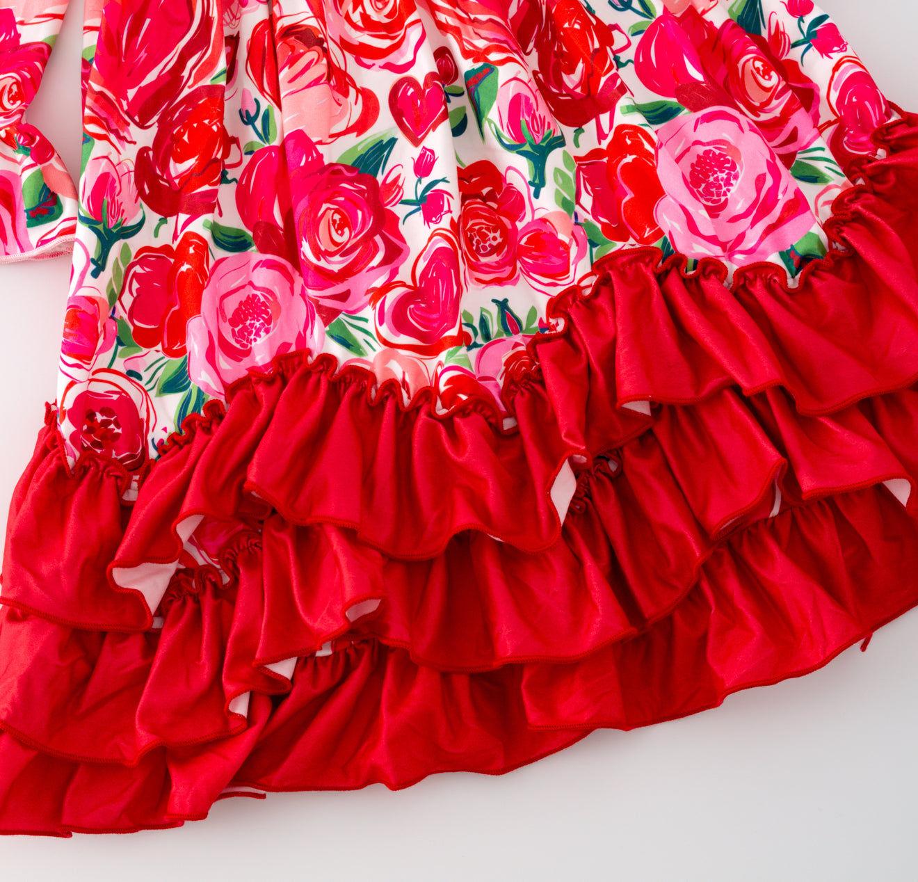 Rosey Ruffle Maxi Dress