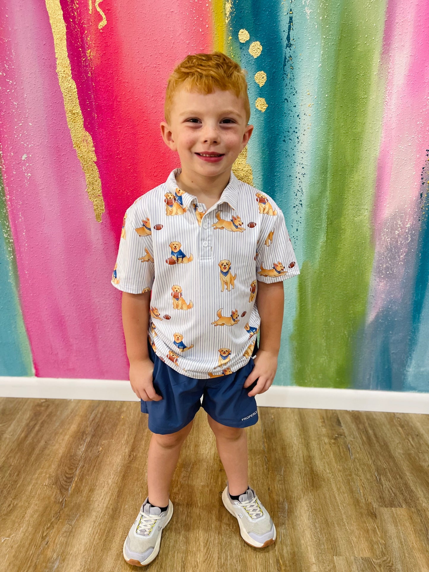 Boys Quarter-Bark Polo