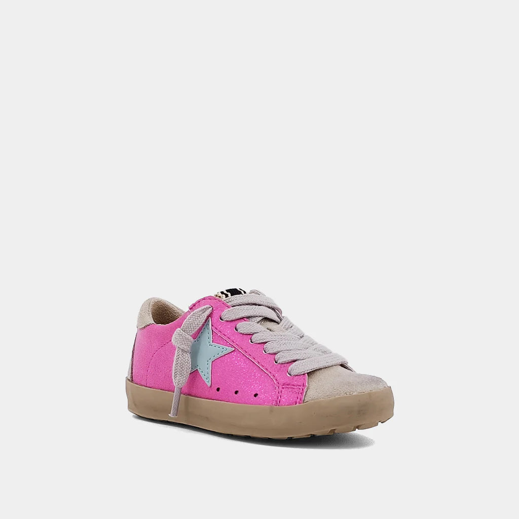 Metallic Fuschia Sneaker