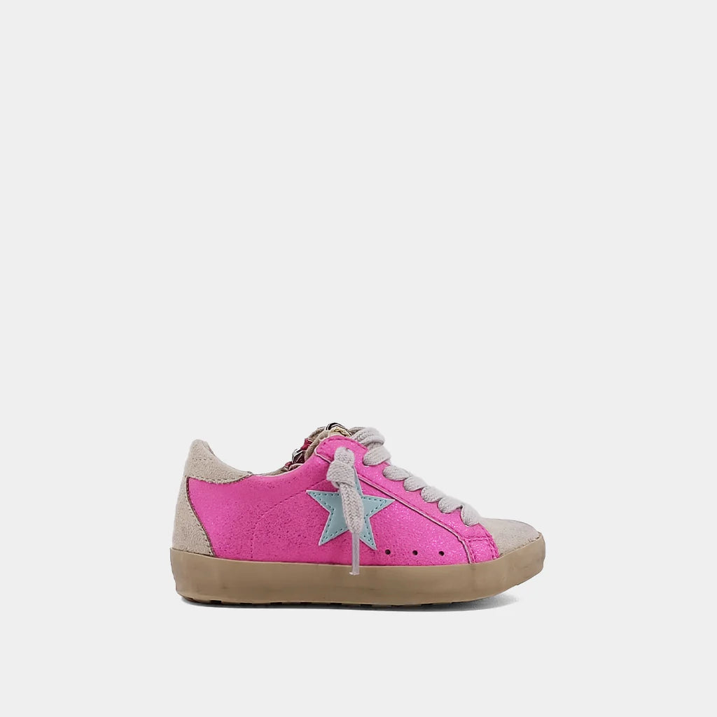 Metallic Fuschia Sneaker