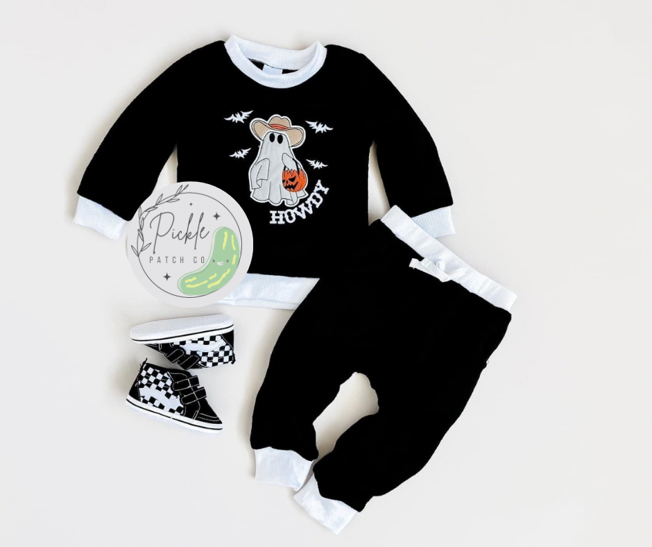 Howdy Ghost Fleece Jogger Set