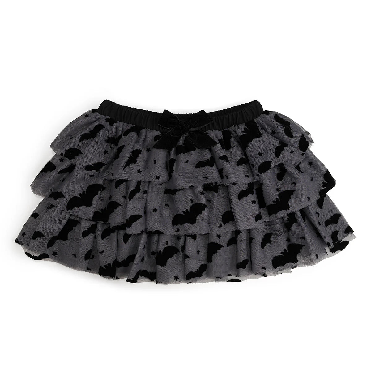 Flocked Bats Halloween Tutu