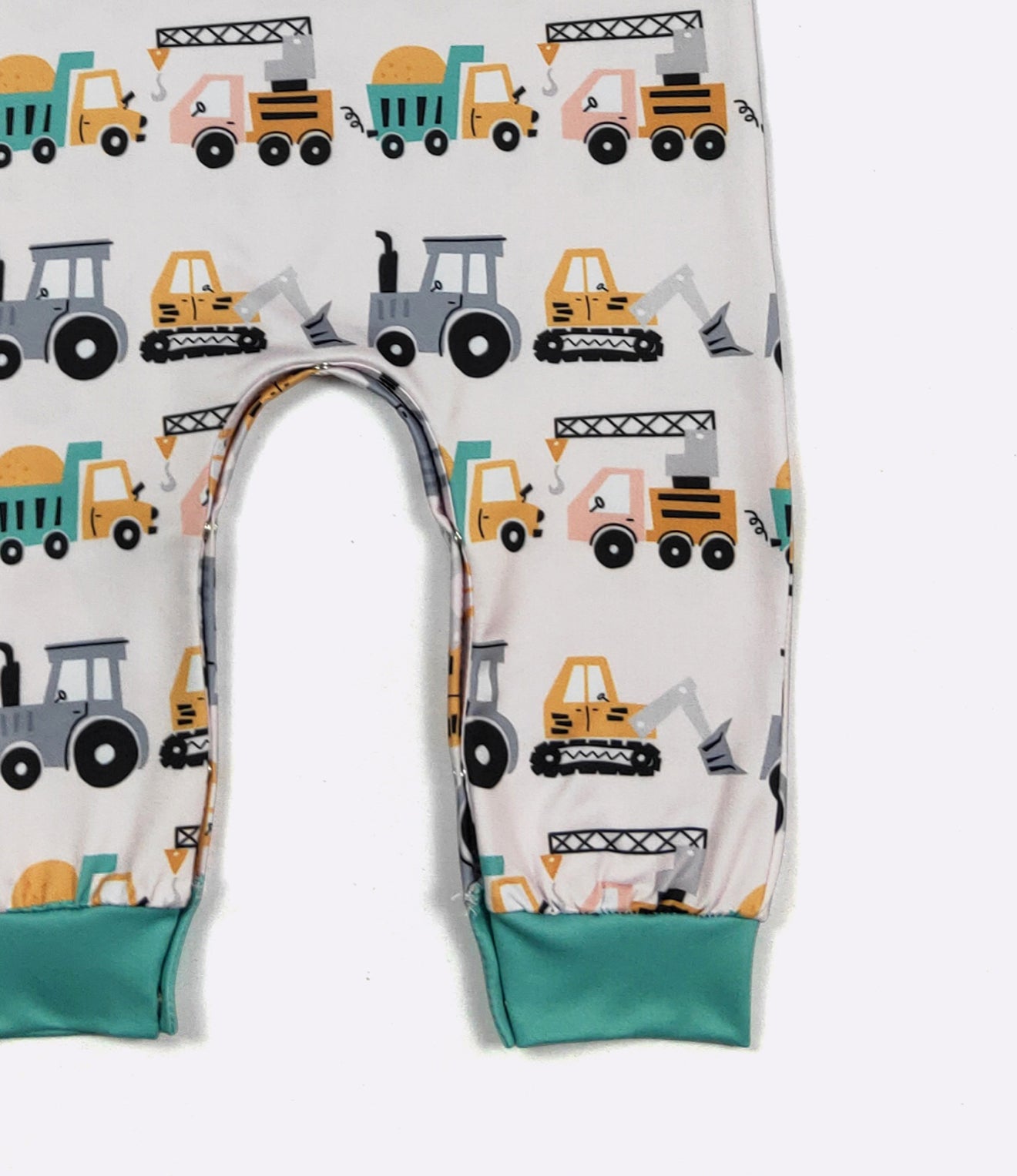 Mighty Machines Long Sleeve Romper