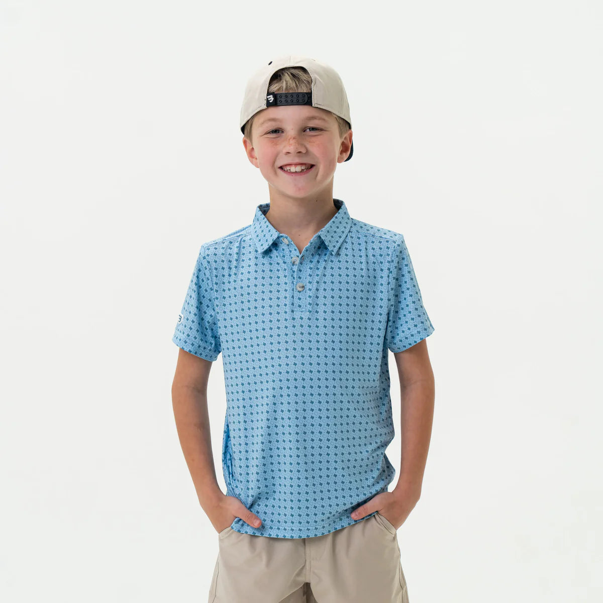 Youth Polo | Texas Light Blue