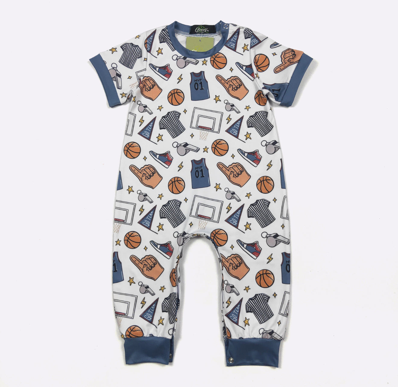 Slam Dunk Boy Romper