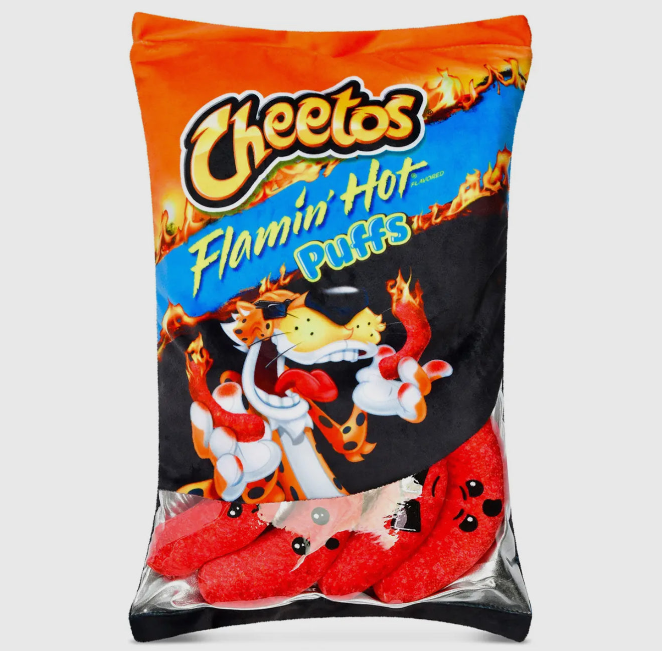 Hot Cheeto Puffs Packaging Plush